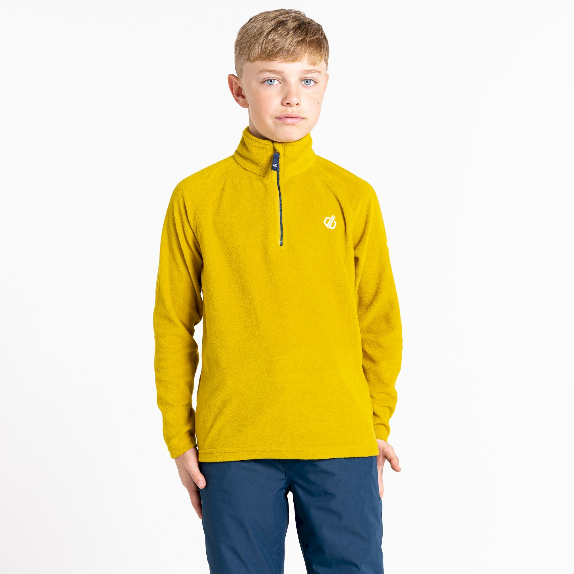 Dare 2b - Kids' Freehand Half Zip Lightweight Fleece | Moss Yellow