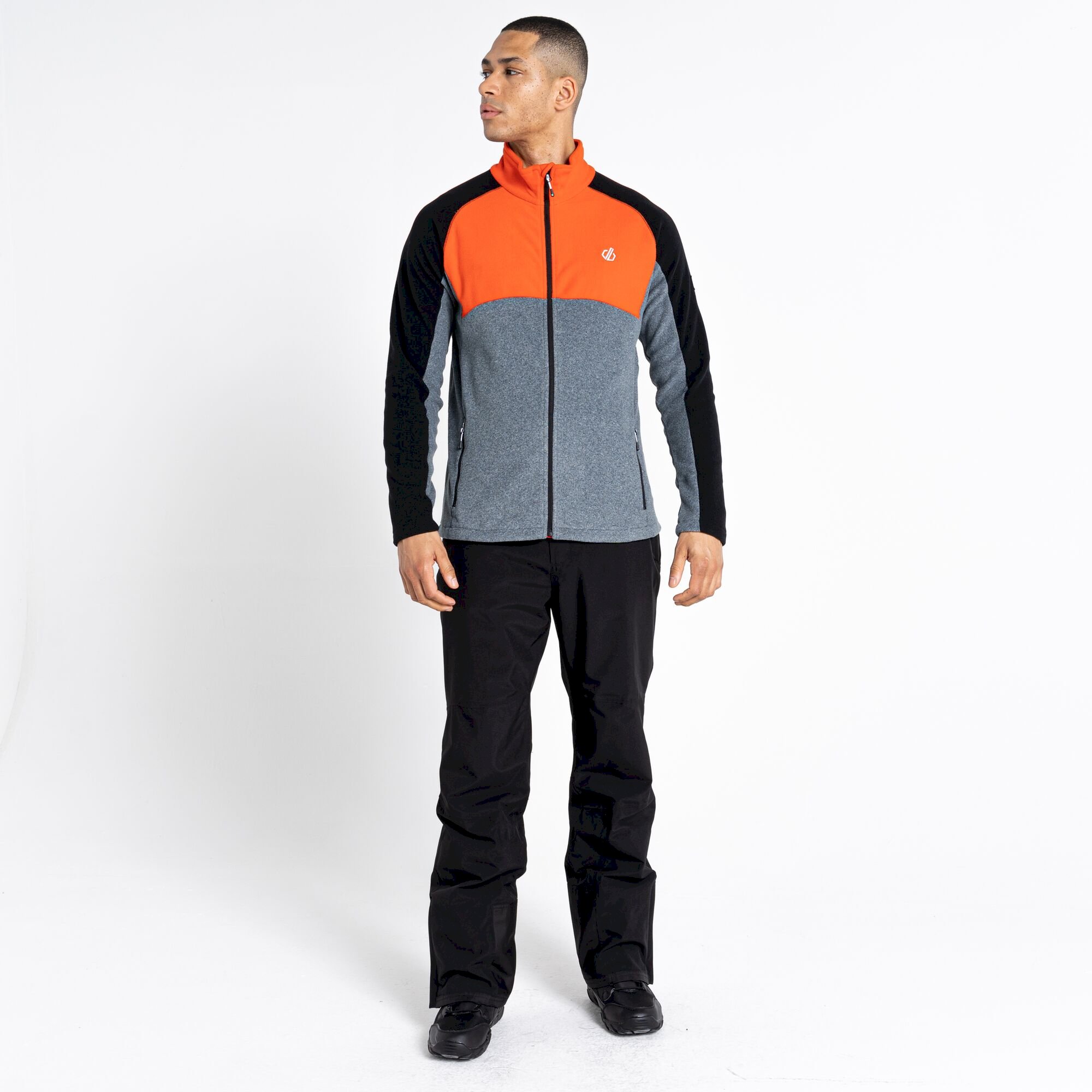 Dare 2b - Men's Audacious Full Zip Fleece | Orion Grey Infrared
