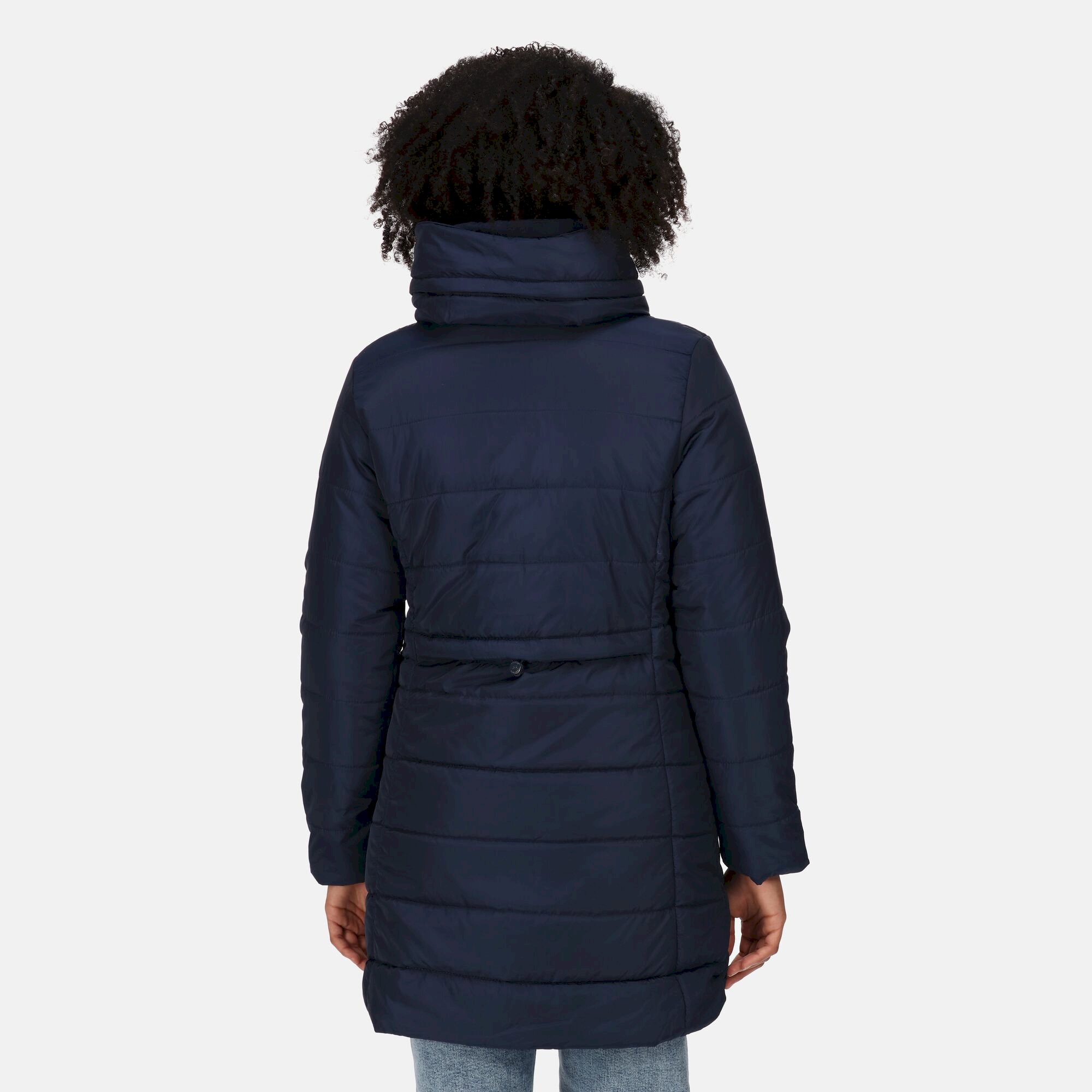 Women's Pamelina Hooded Parka Jacket | Navy