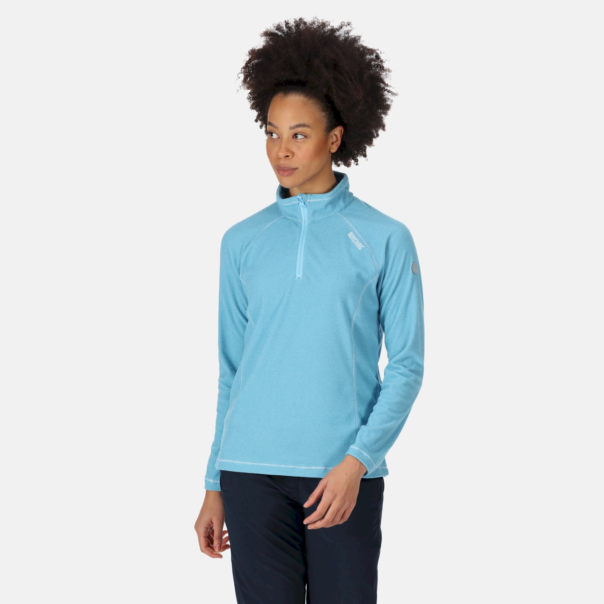 Women's Montes Lightweight Half-Zip Fleece | Ethereal Blue
