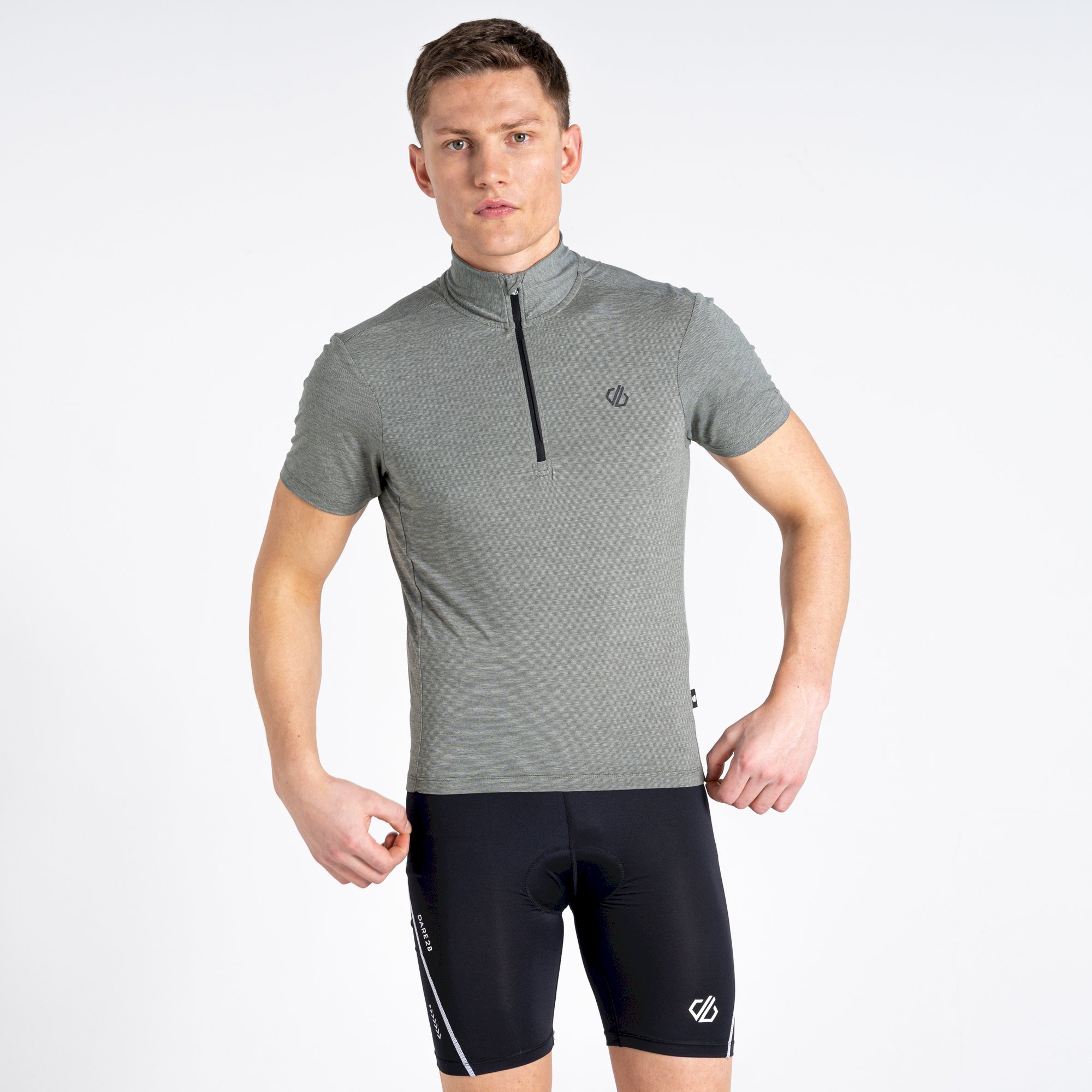 Dare 2b - Men's Pedal It Out Lightweight Jersey | Agave Green Marl