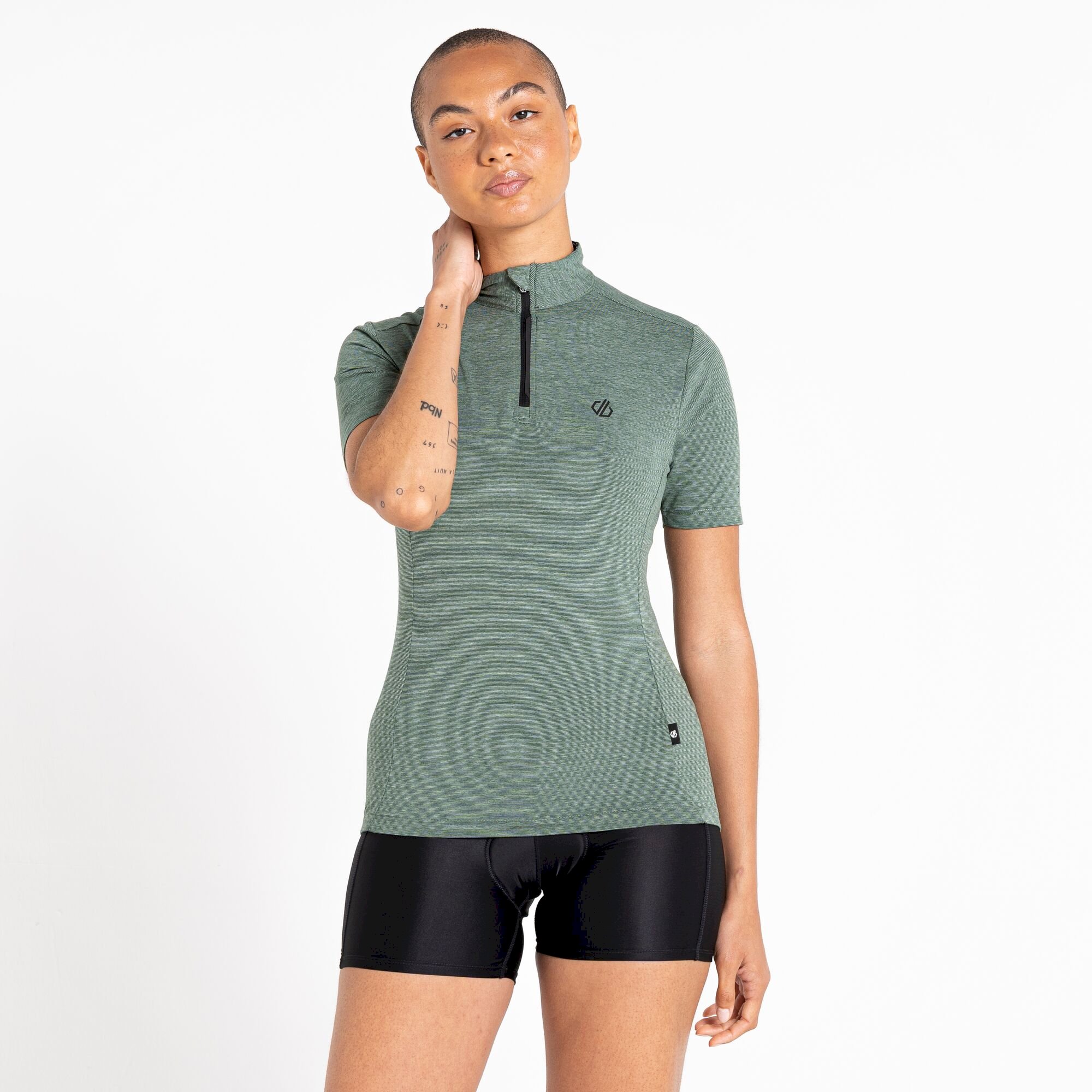 Dare 2b - Women's Pedal Through It Lightweight Jersey | Duck Green Marl