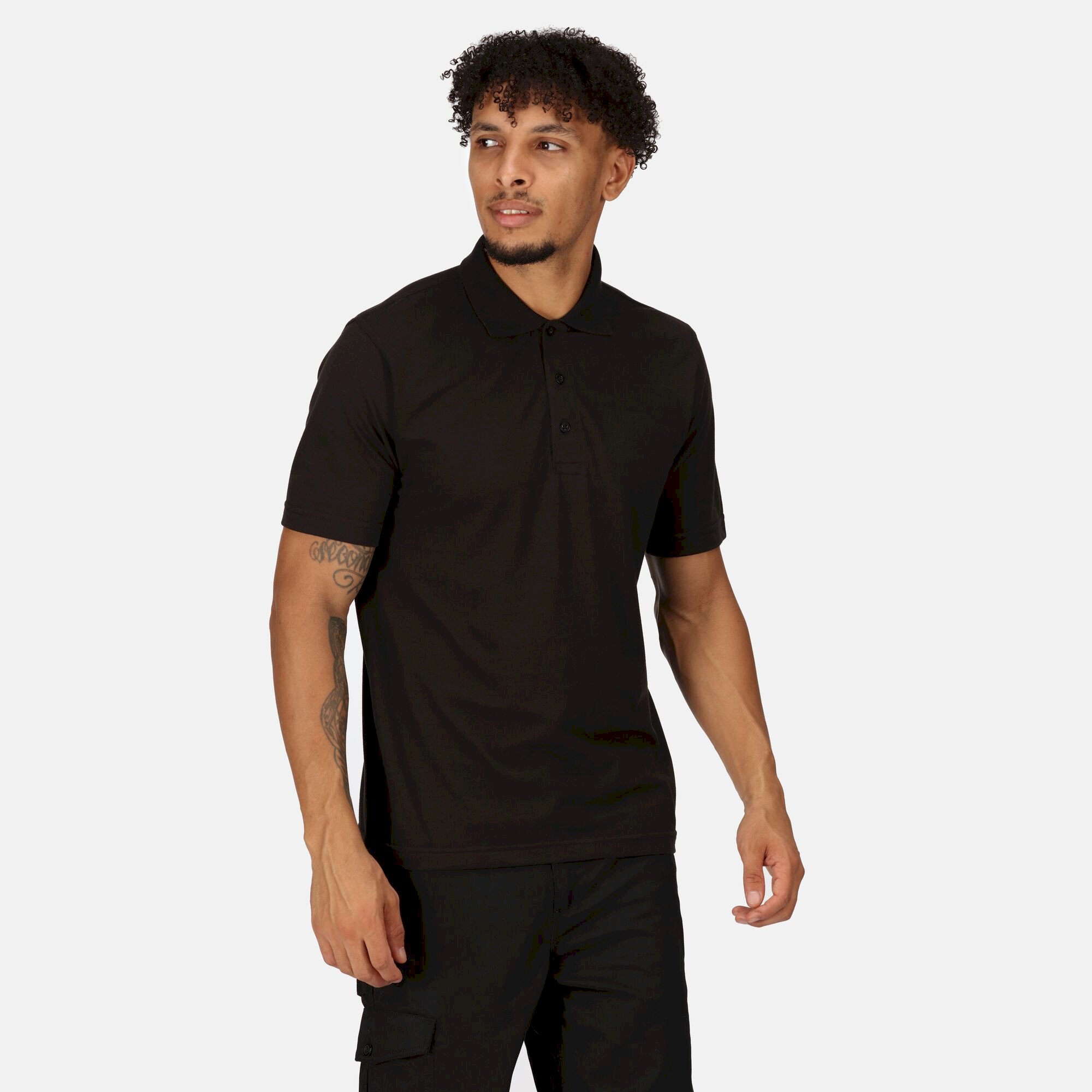Men's 65/35 SS Polo Top | Black