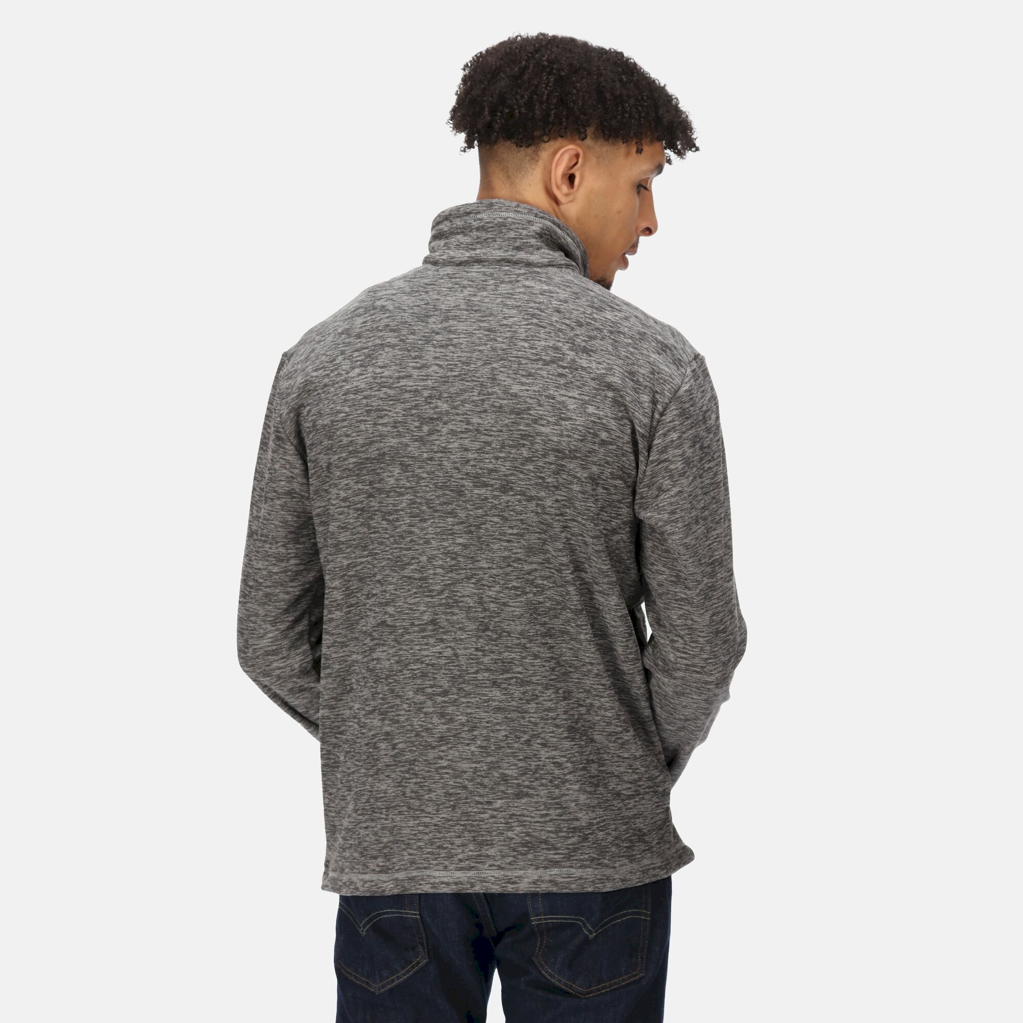 Men's Eildon Full Zip Fleece | Storm Grey Marl