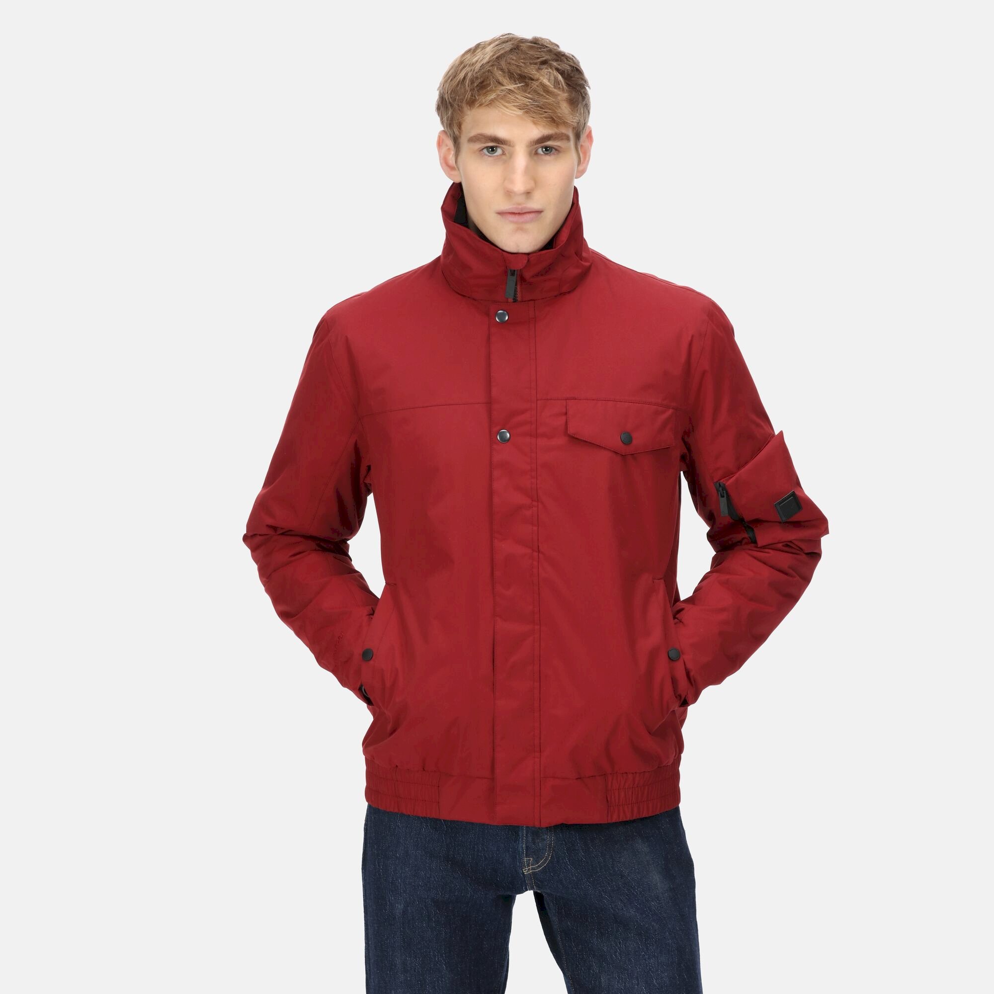 Men's Raynor Waterproof Jacket | Syrah Red
