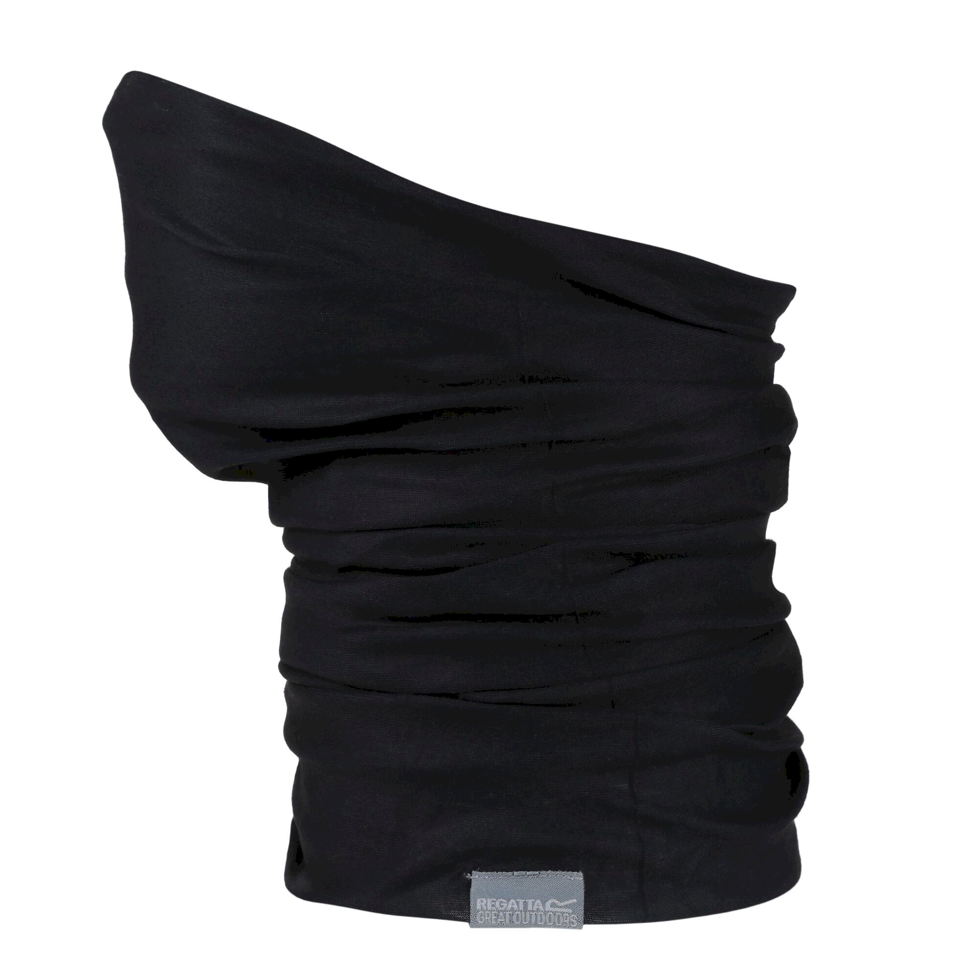 Adults Stretch Multitube Scarf | Black
