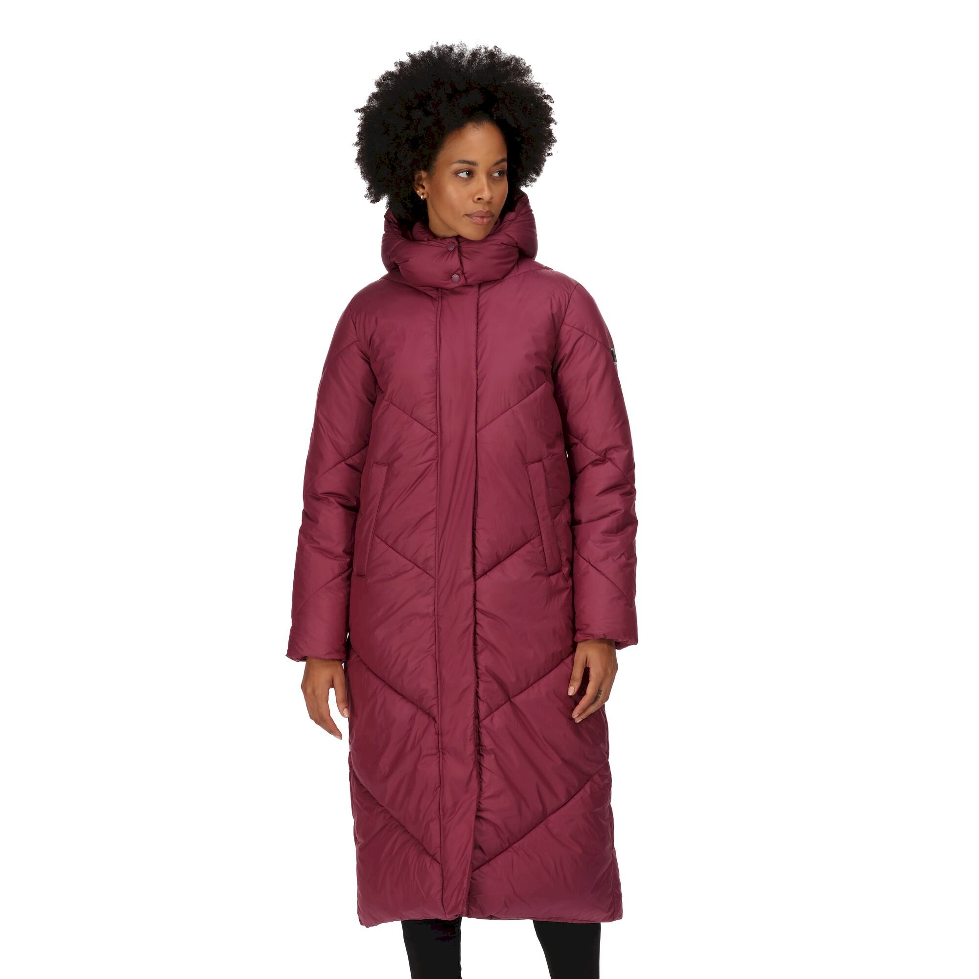 Women's Longley Longline Quilted Jacket | Amaranth Haze