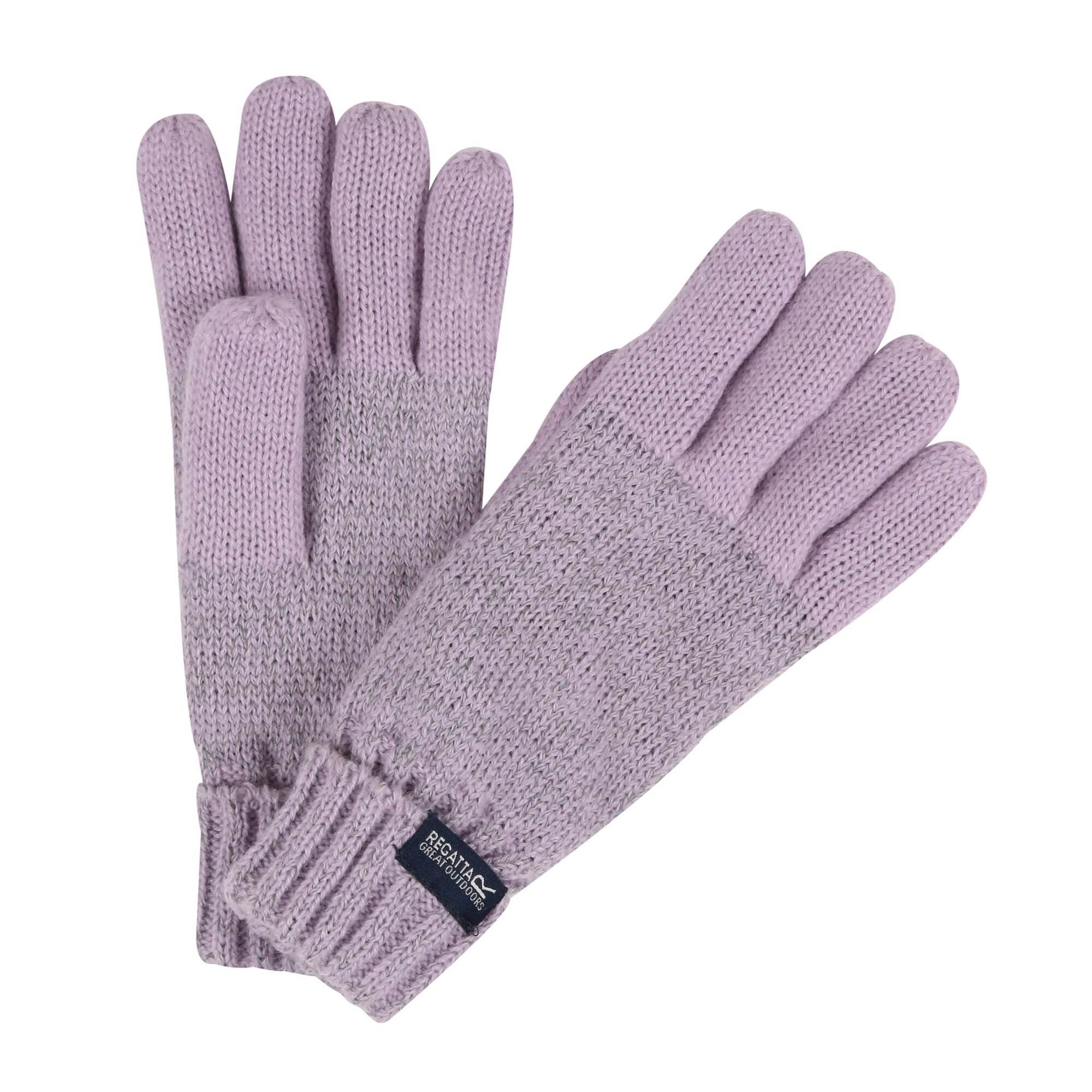 Kids' Luminosity Knitted Gloves | Heirloom Lilac