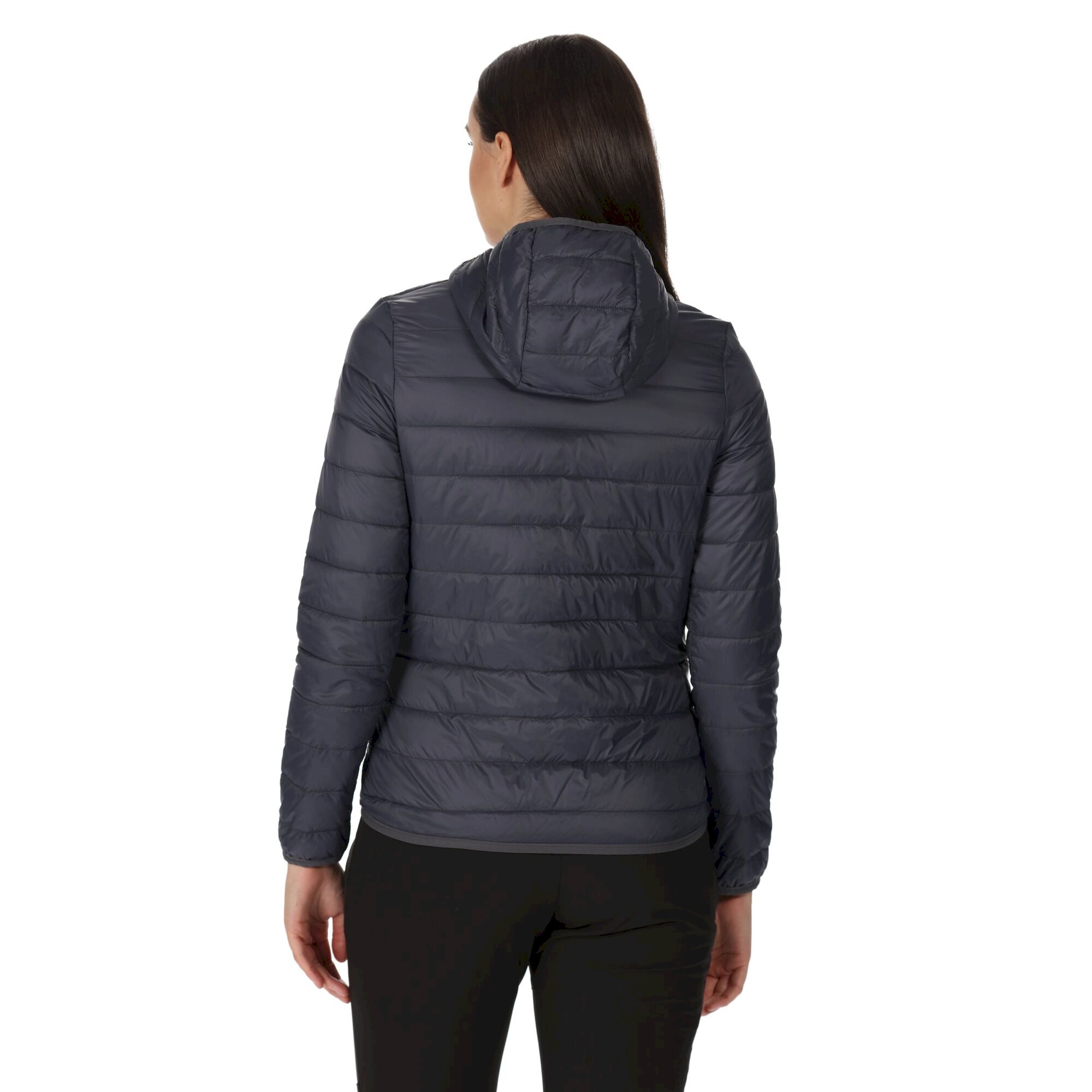 Women's Hooded Hillpack Lightweight Puffer Jacket | Seal Grey
