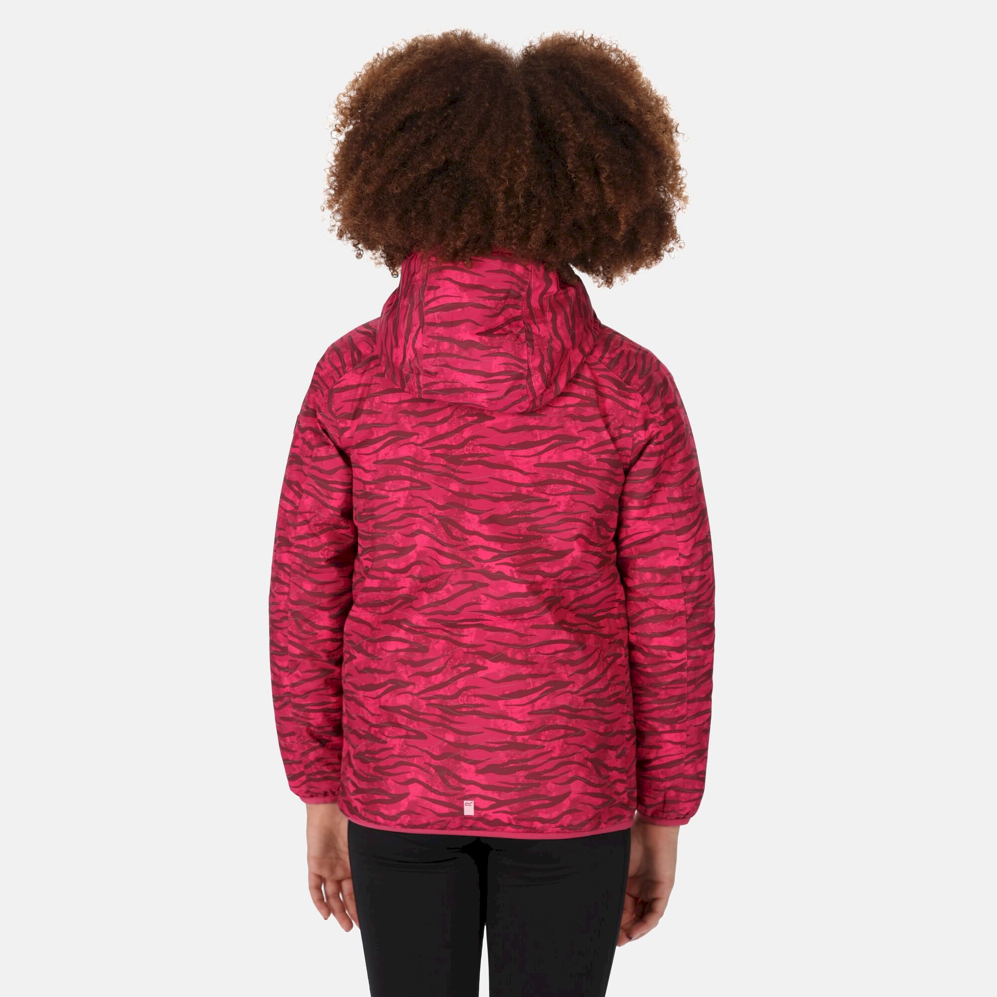 Kids' Volcanics VI Waterproof Jacket | Berry Pink Print