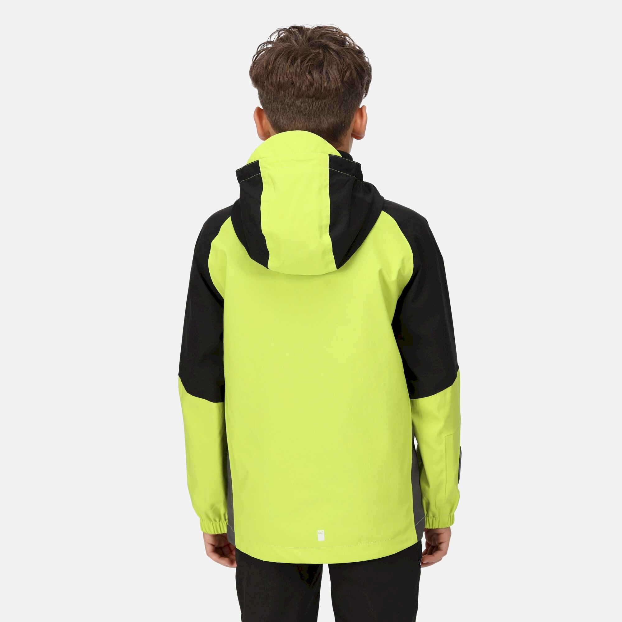 Kids' Hydrate VII 3-In-1 Waterproof Jacket | Bright Kiwi Black