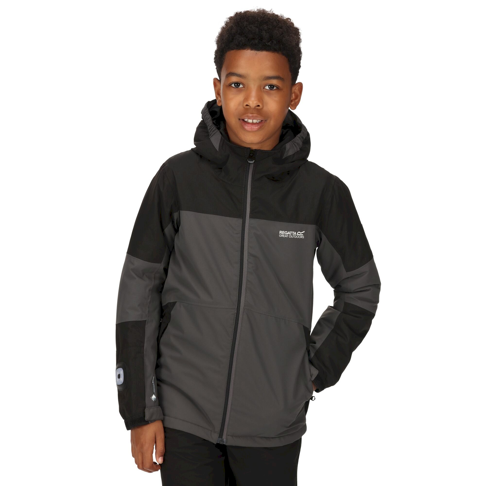 Kids' Beamz II Insulated Jacket | Dark Grey Black