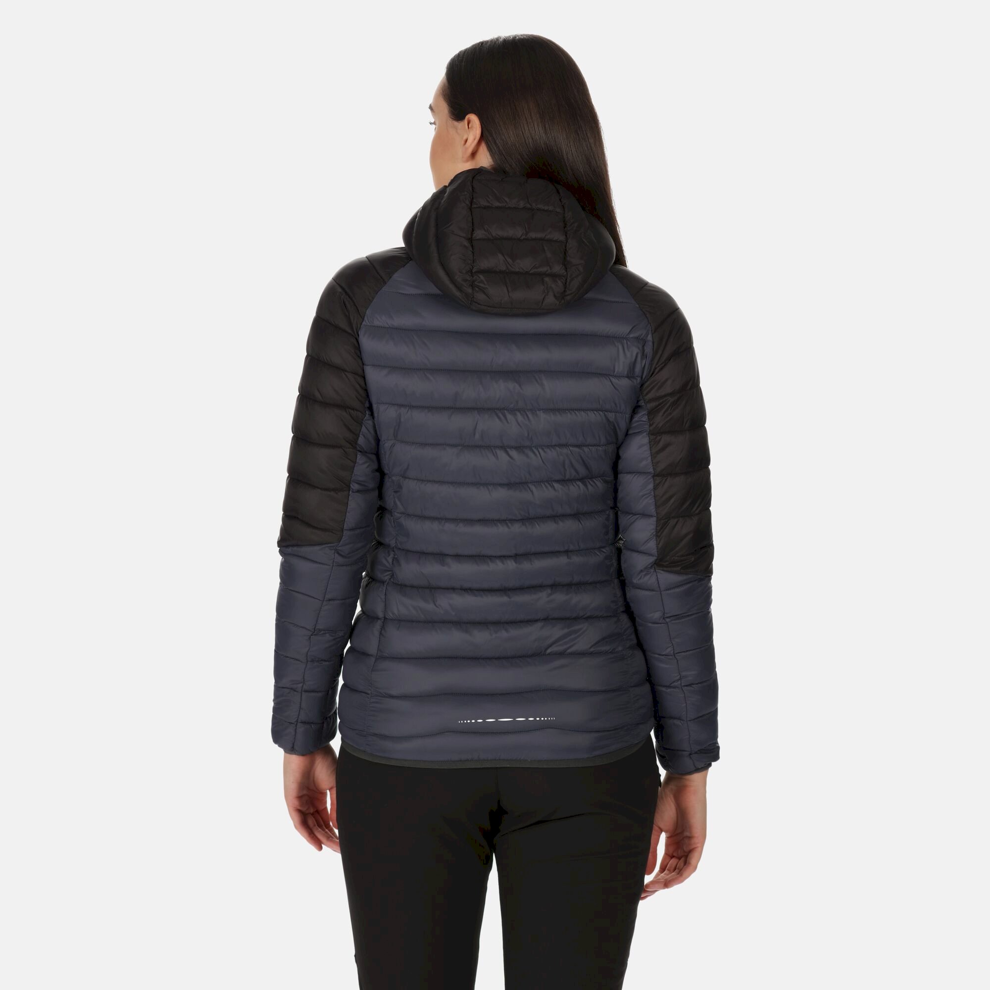 Women's Harrock Lightweight Puffer Jacket | Black Seal Grey