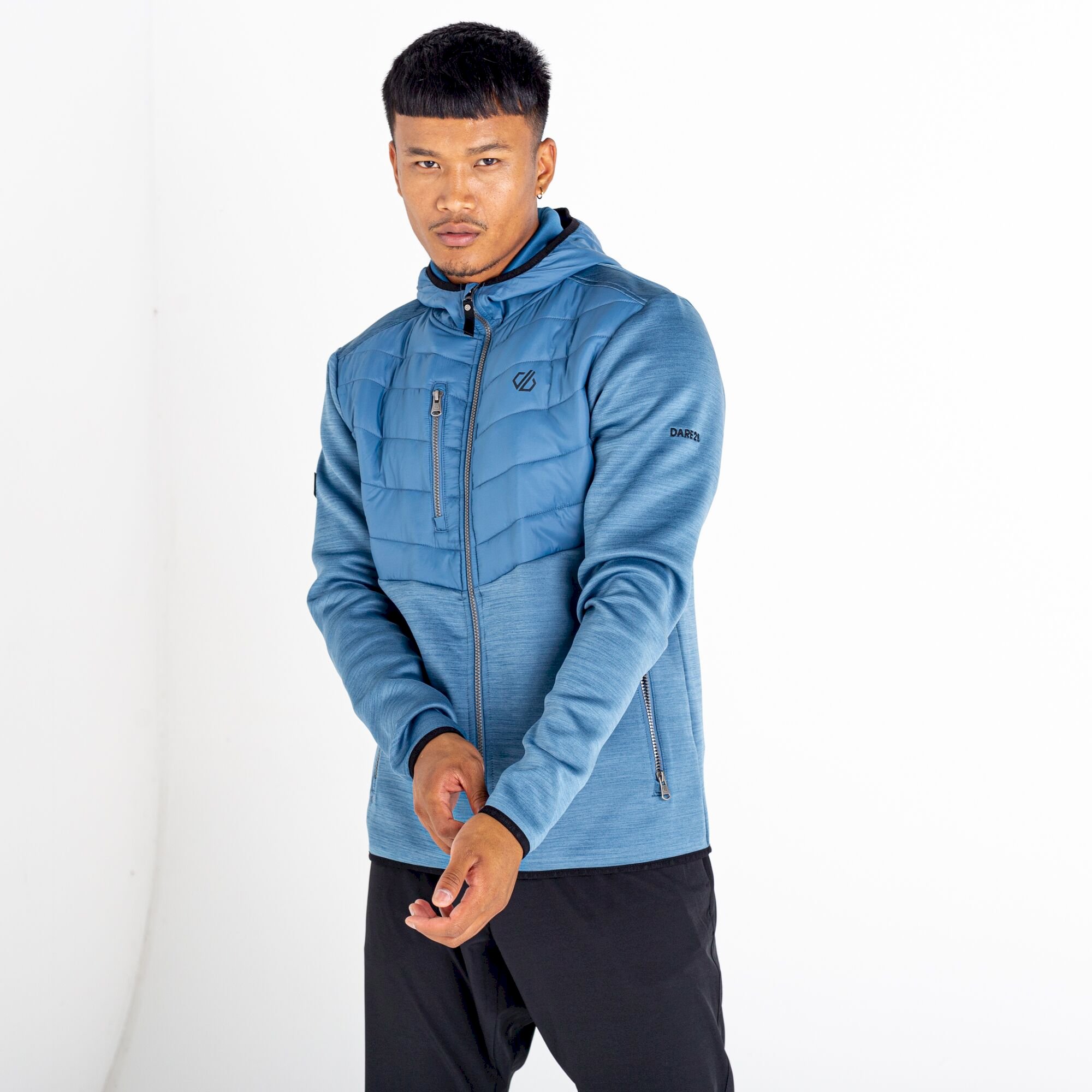 Dare 2b - Narrative II Full Zip Sweater | Stellar Blue