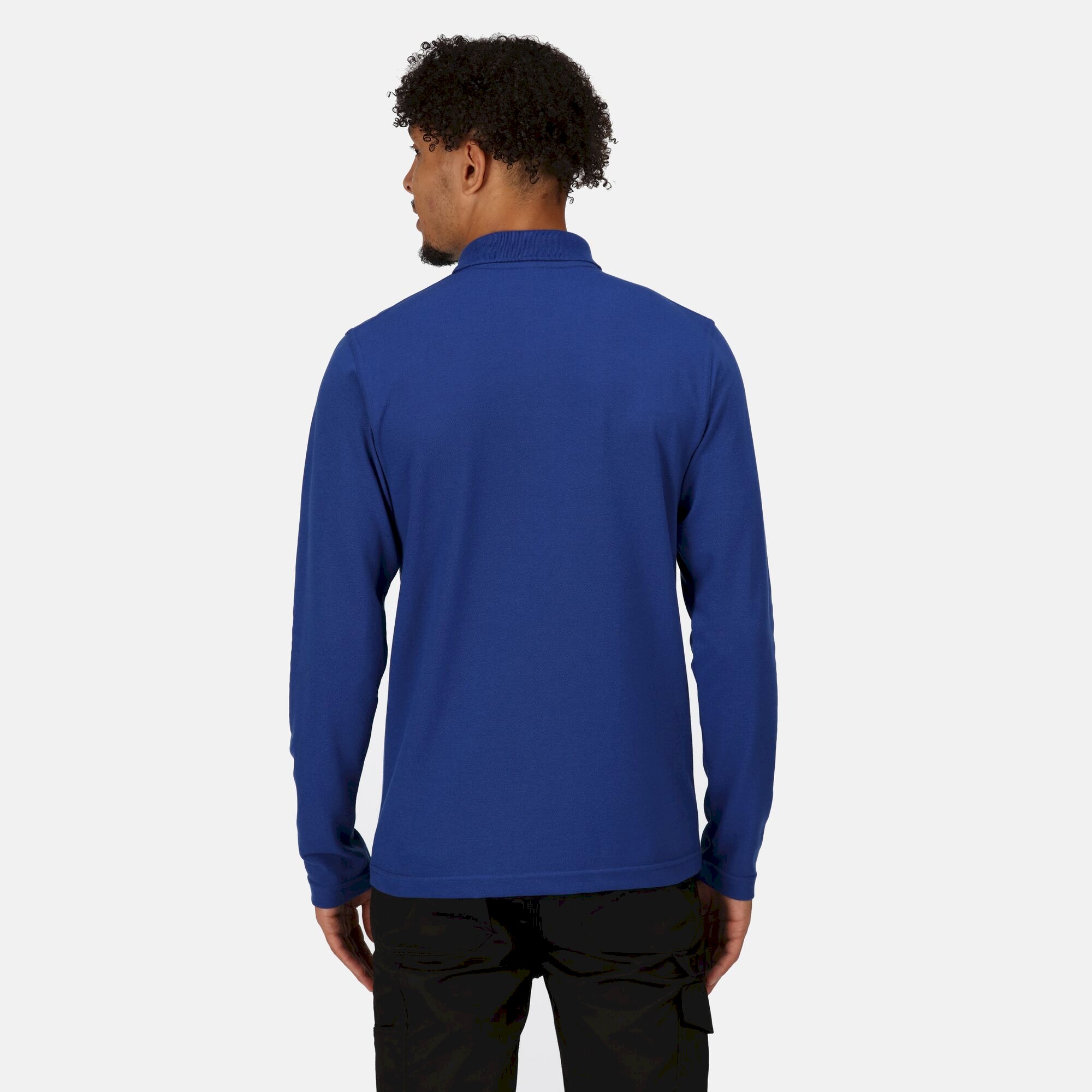 Men's 65/35 LS Polo Top | New Royal