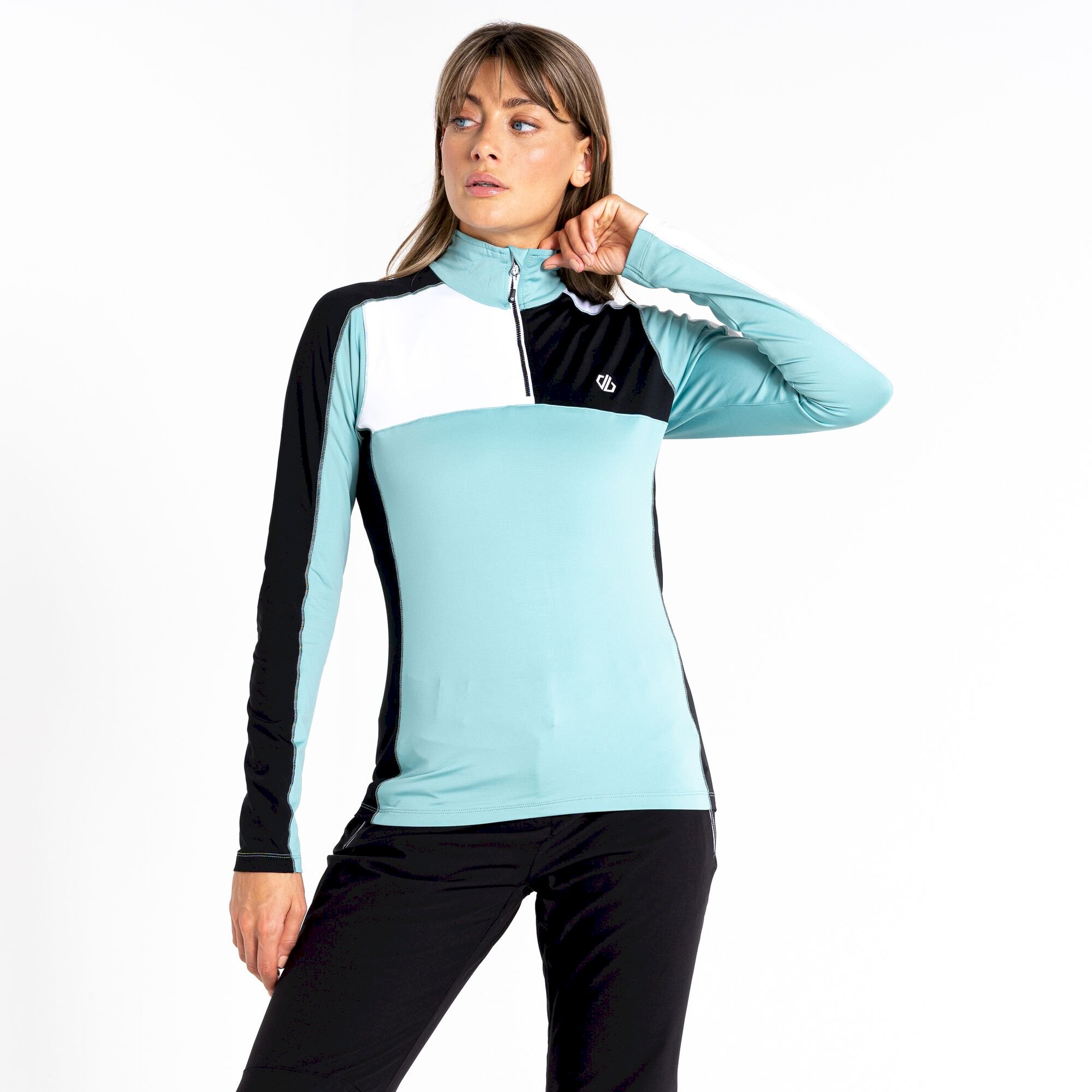 Dare 2b - Women's Default III Core Stretch Midlayer | Canton Green Black