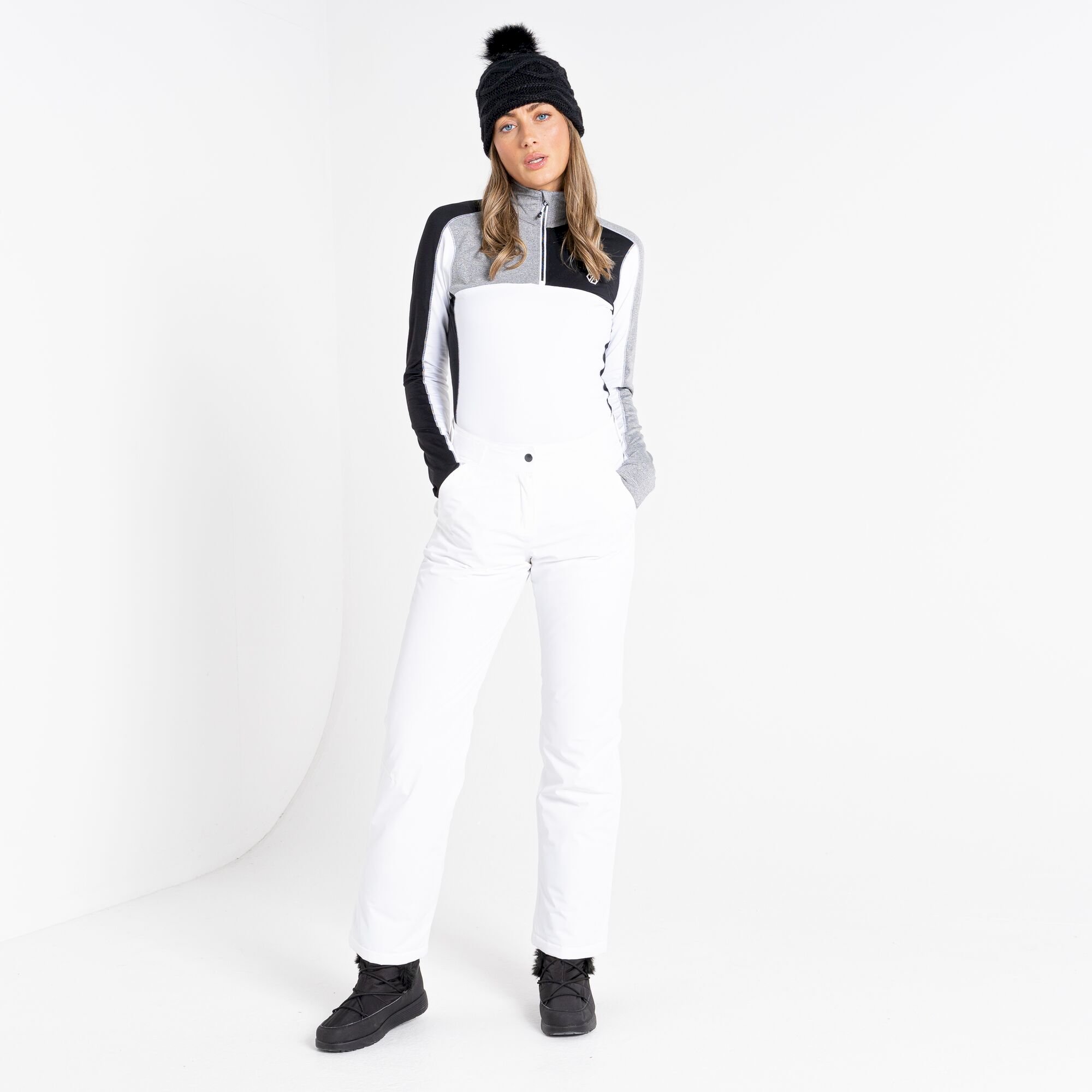 Dare 2b - Women's Default III Core Stretch Midlayer | White Black