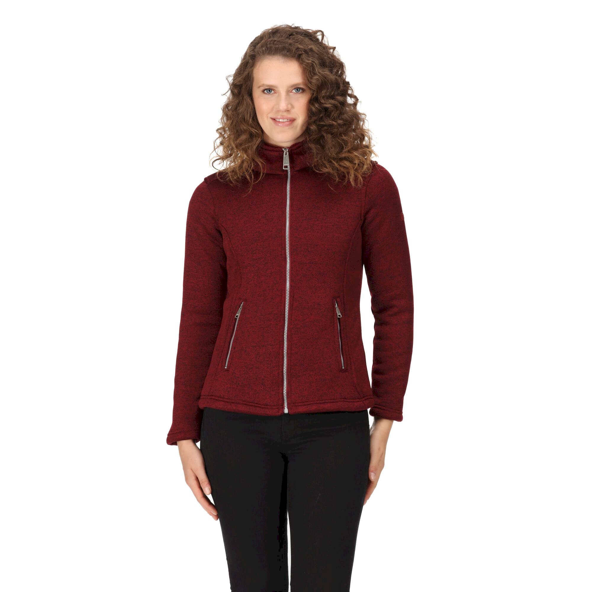 Women's Razia II Full Zip Bonded Fleece | Cabernet