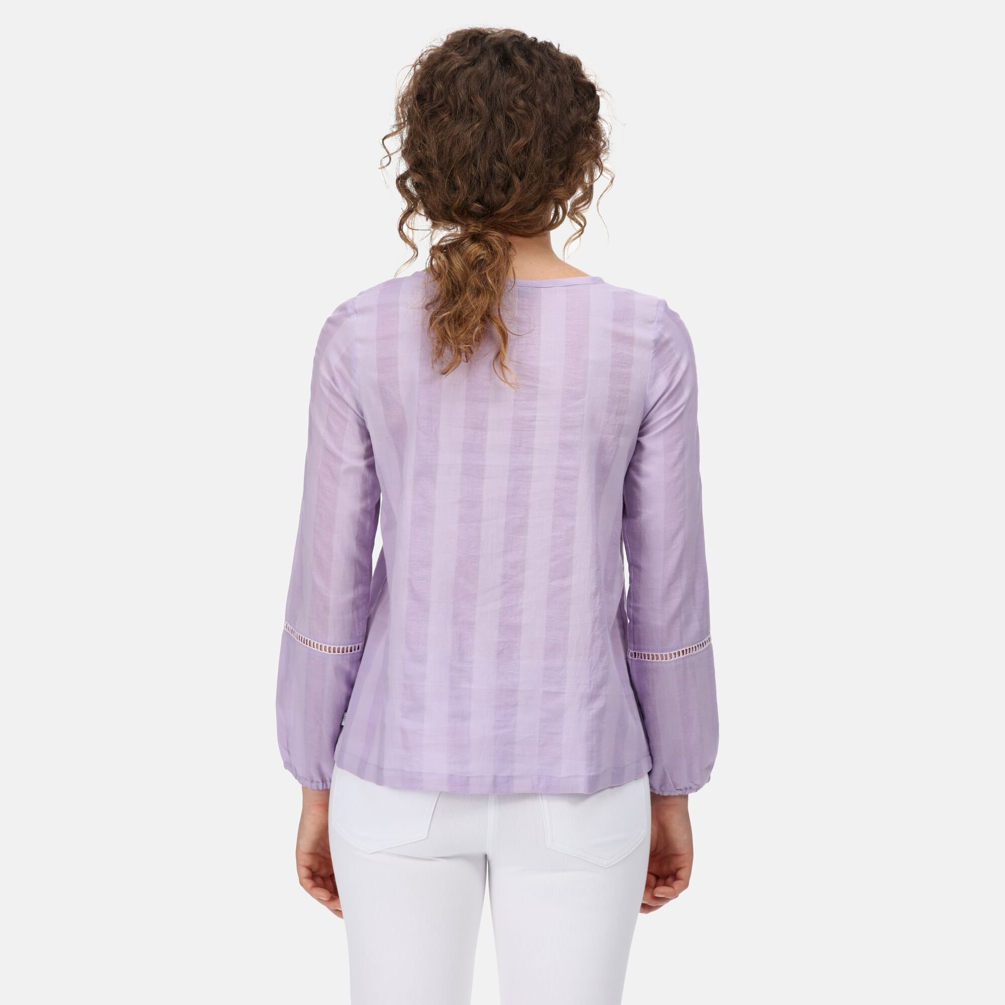 Women's Calluna Sheared Detail Top | Pastel Lilac