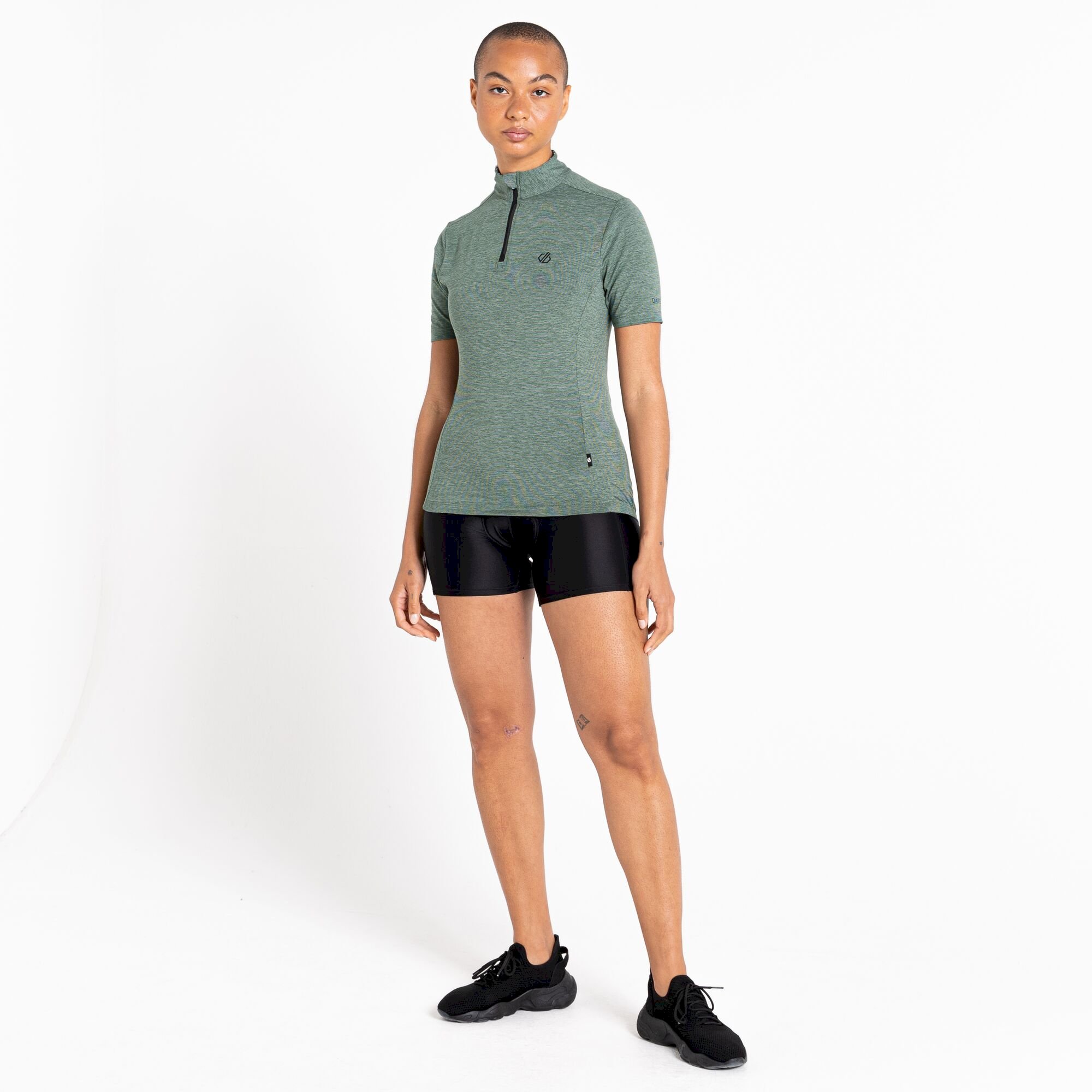 Dare 2b - Women's Pedal Through It Lightweight Jersey | Duck Green Marl