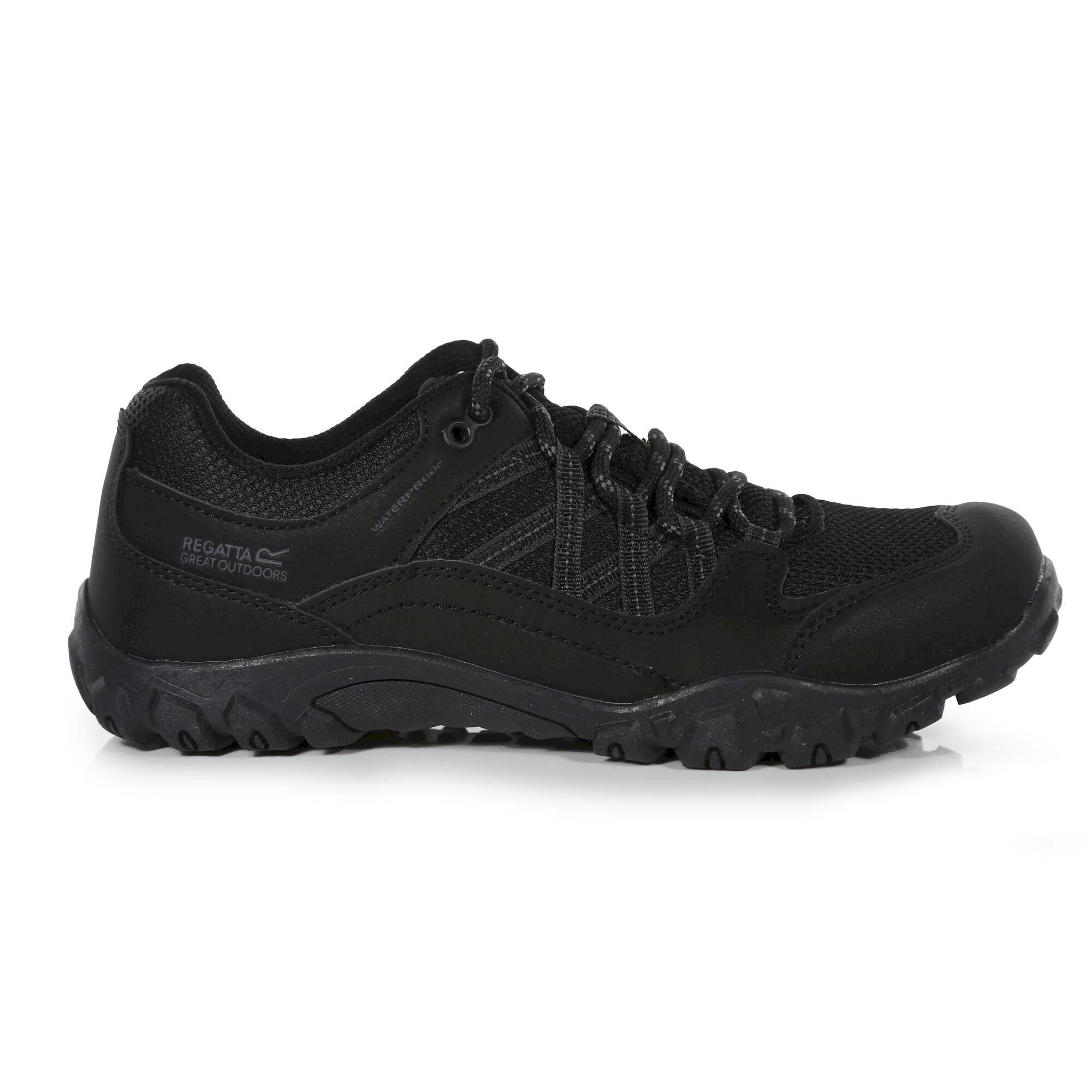 Kids' Edgepoint Waterproof Low Walking Shoes | Black