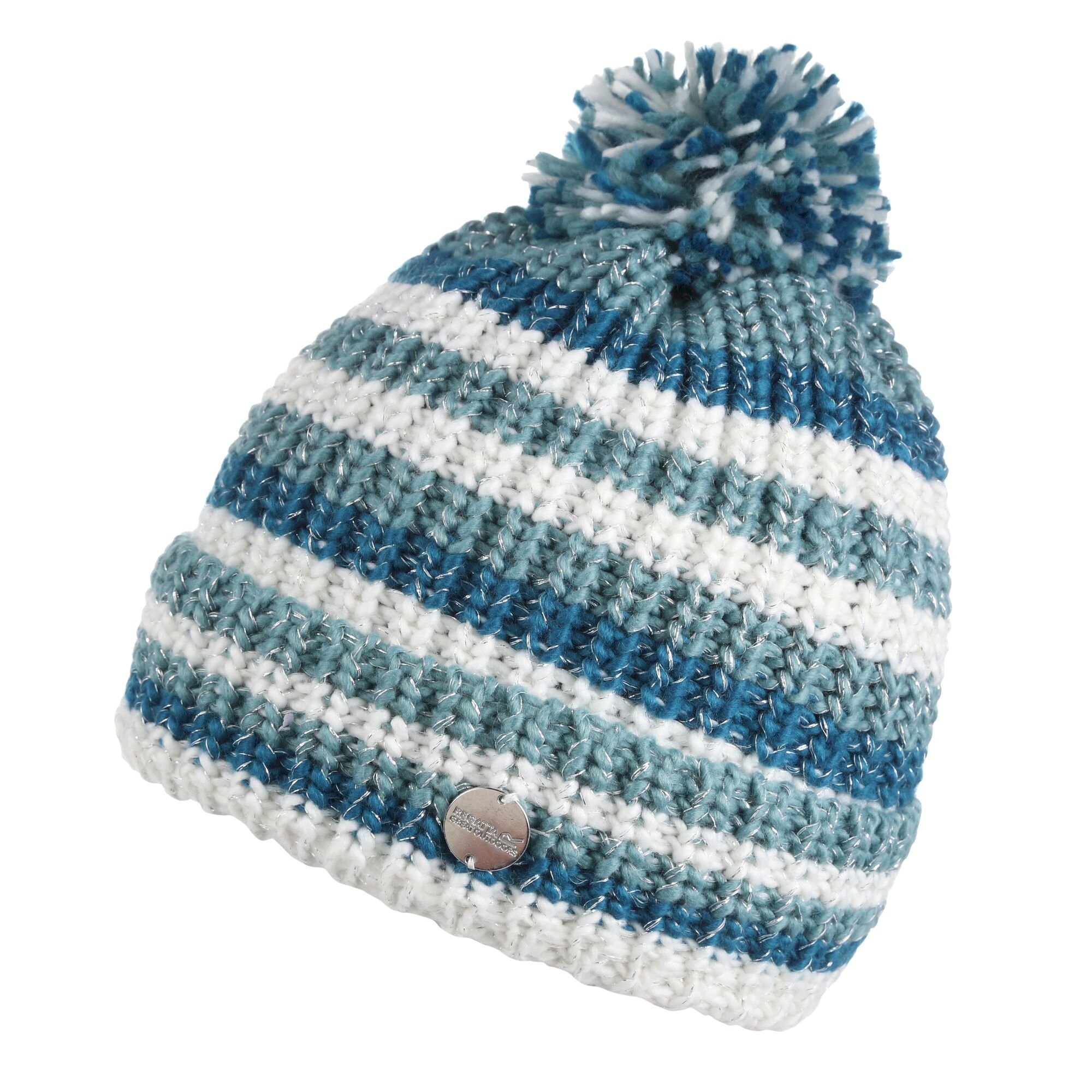 Kids' Bitsie Knitted Hat | Mineral Blue