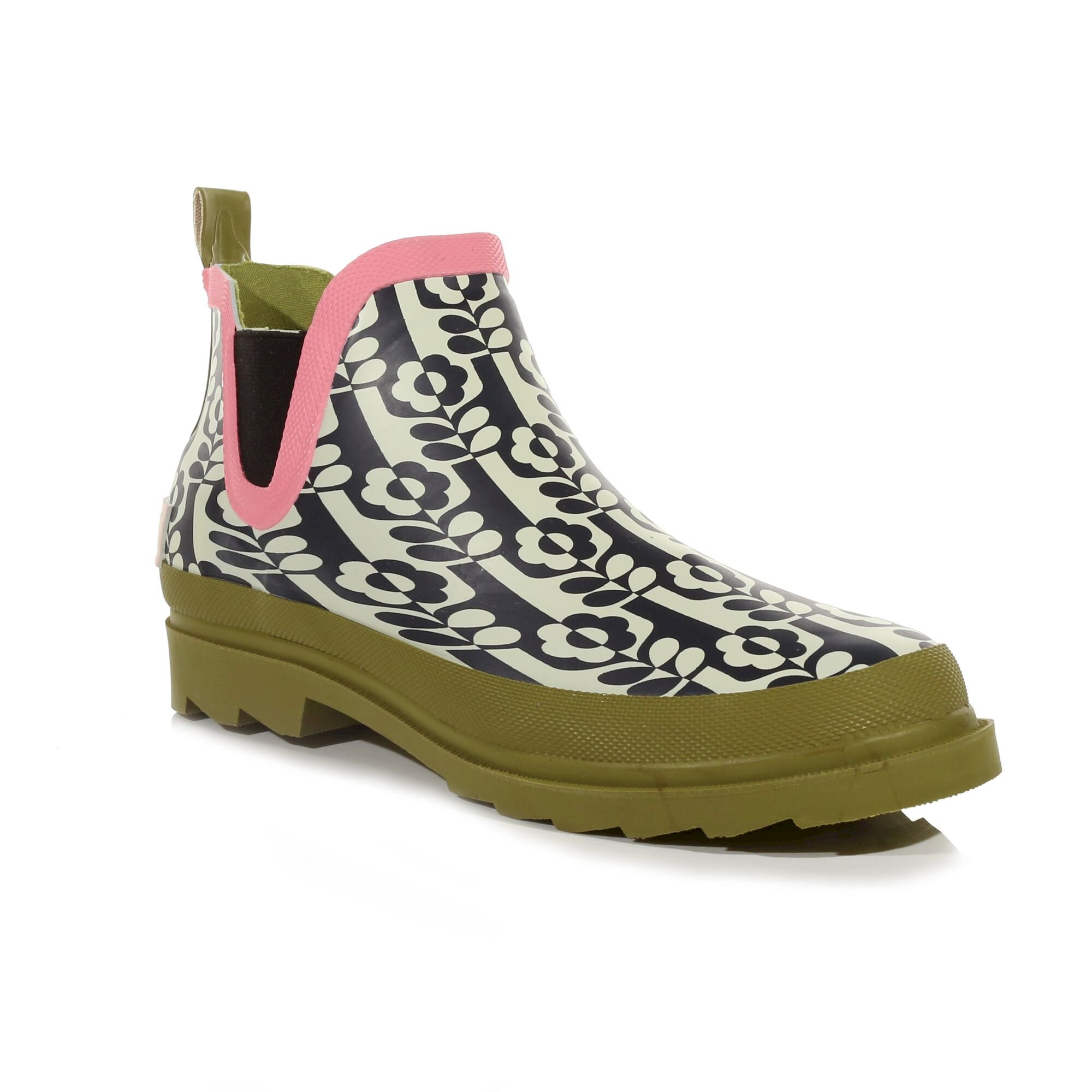 Orla Kiely Floral Chelsea Boot Welly Mid | Stem in Vase