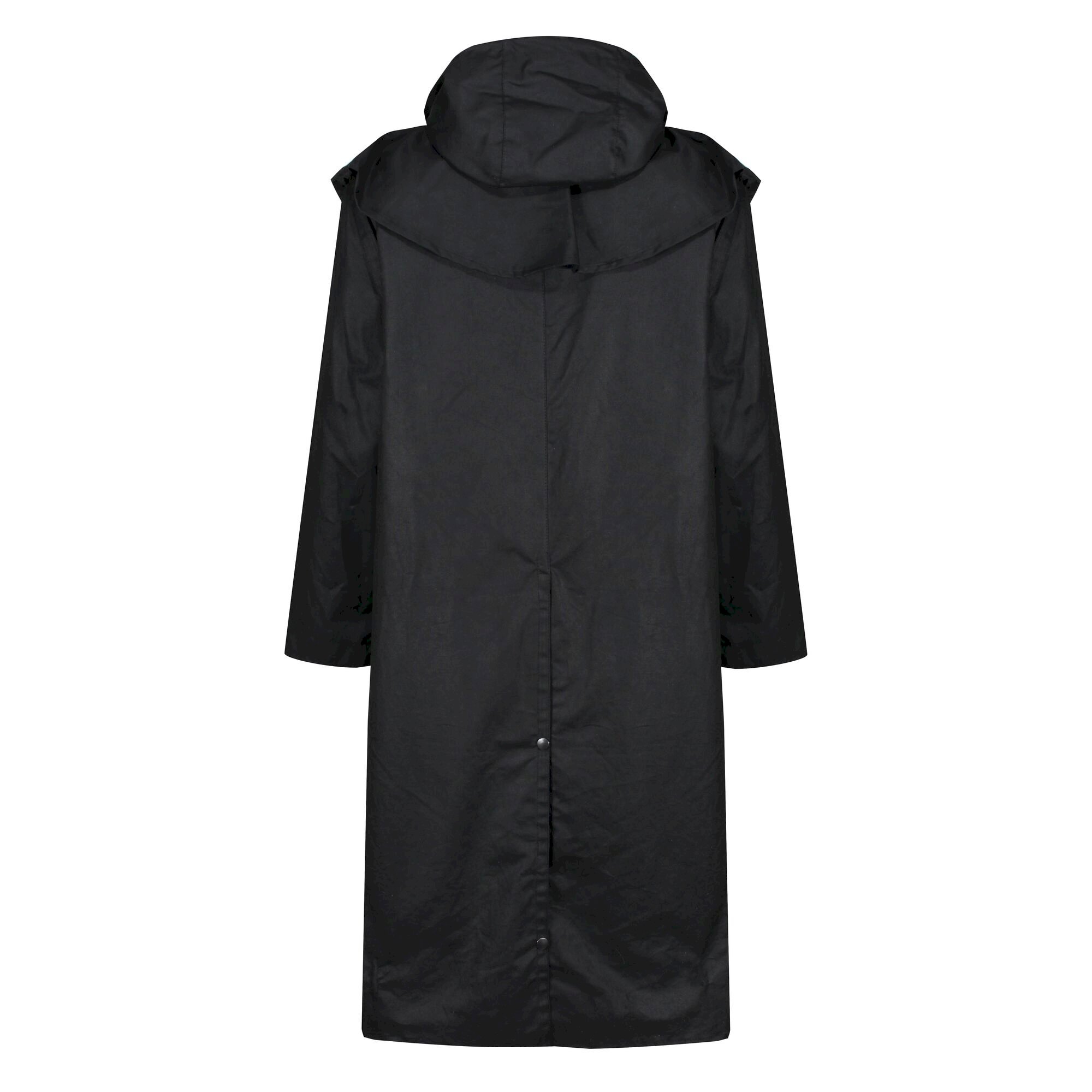 Men's Cranbrook Longline Wax Jacket | Black