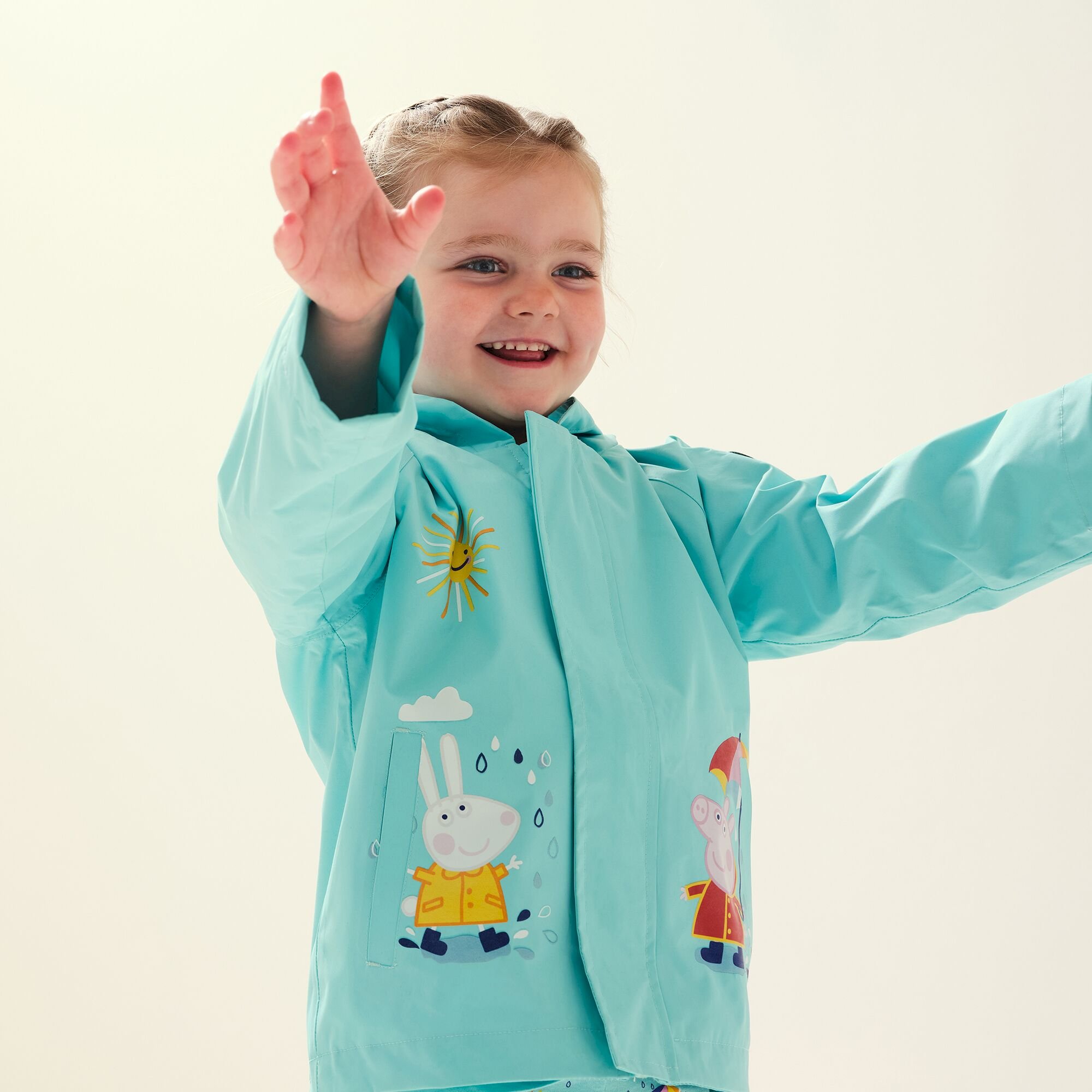 Peppa Pig Waterproof Summer Jacket | Aruba Blue