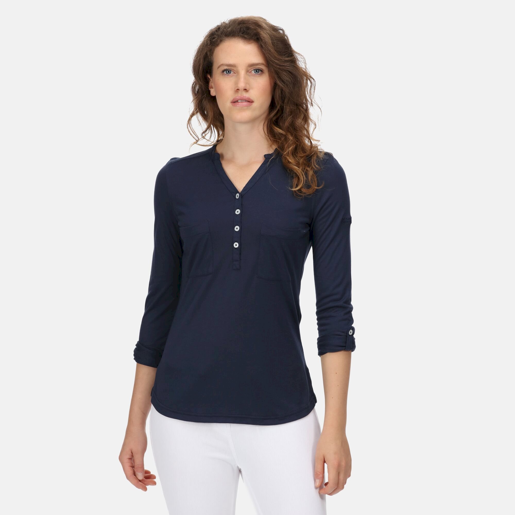 Women's Fflur II 3/4 Sleeve Shirt | Navy