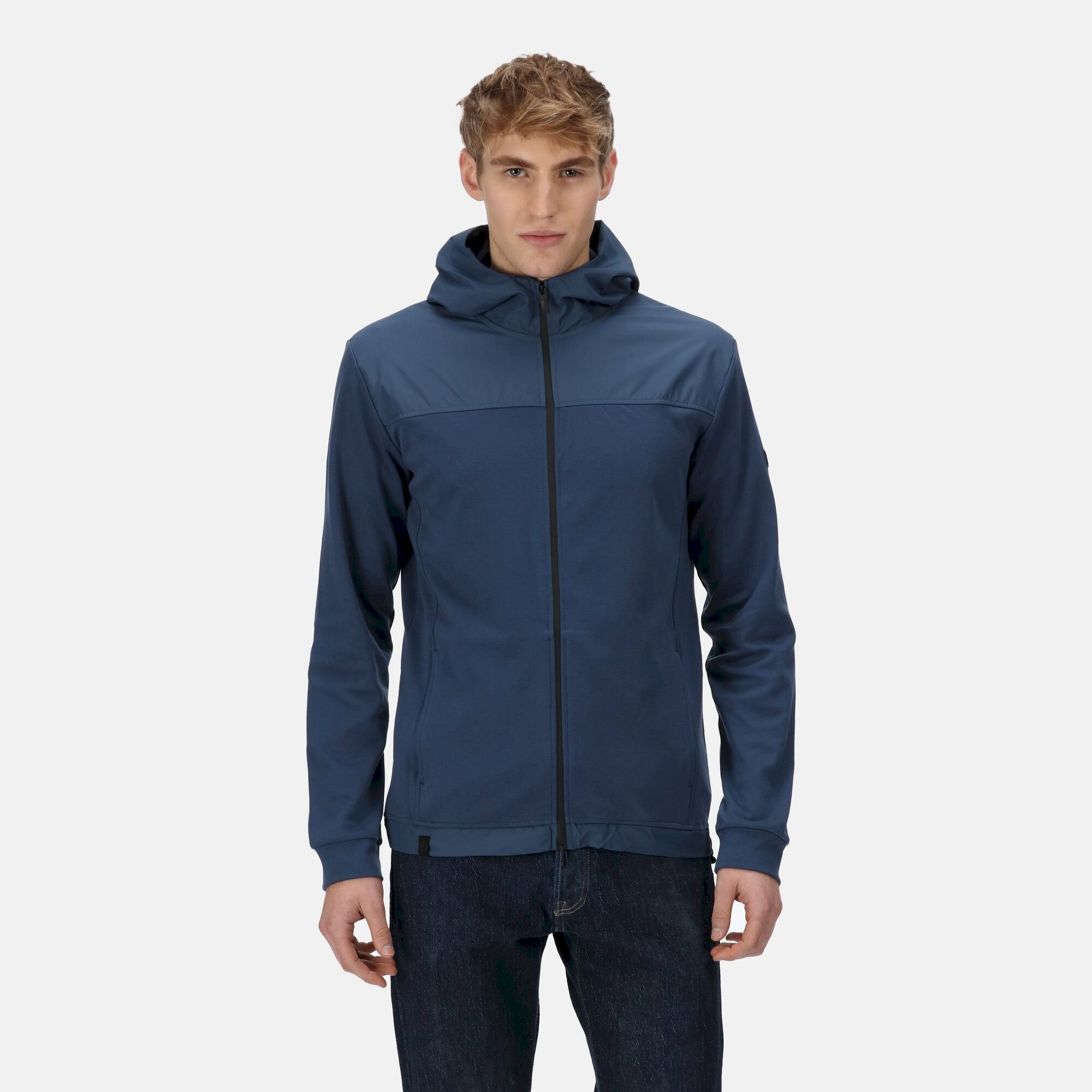 Men's Luis Hooded Fleece | Dark Denim