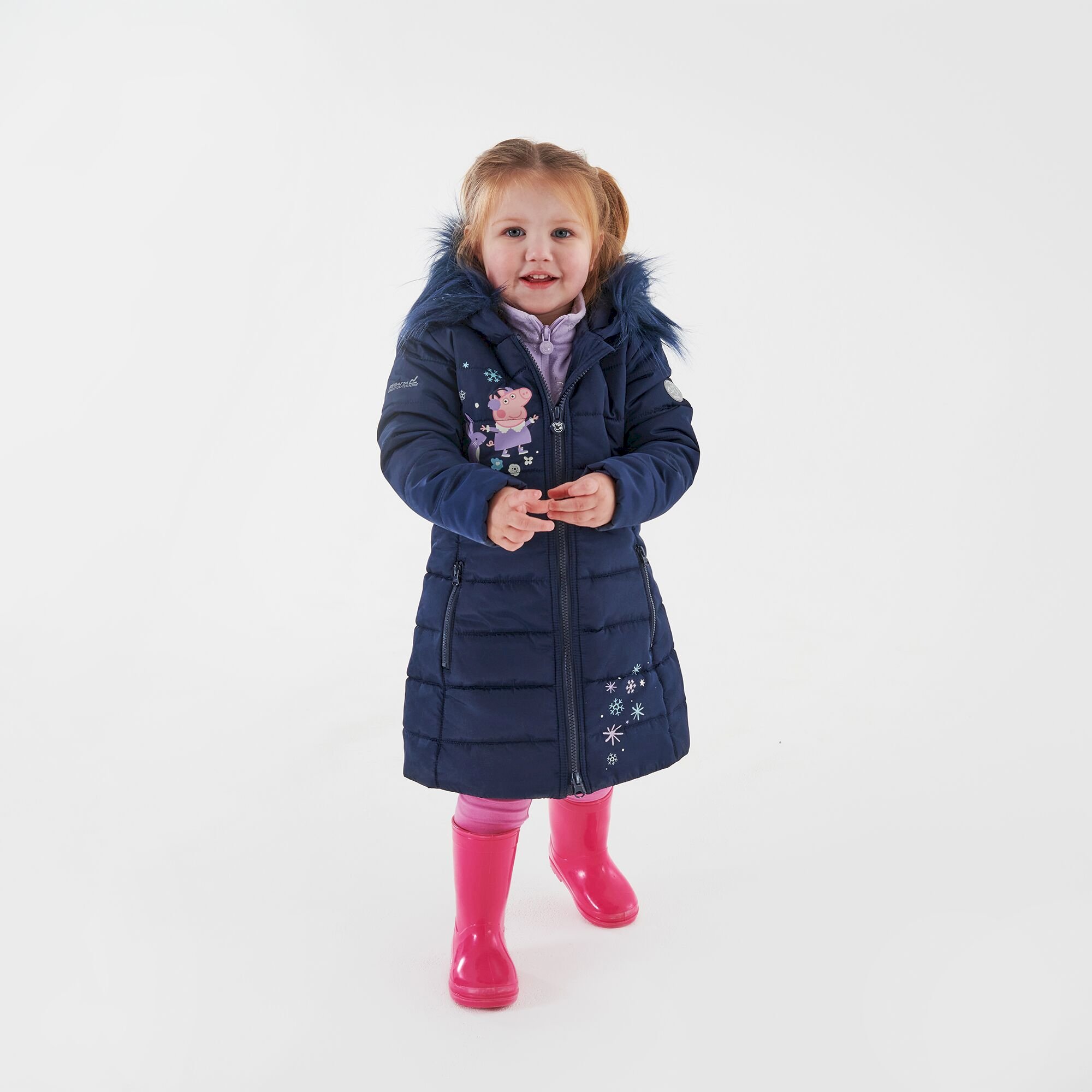 Girls' Peppa Padded Jacket | Navy