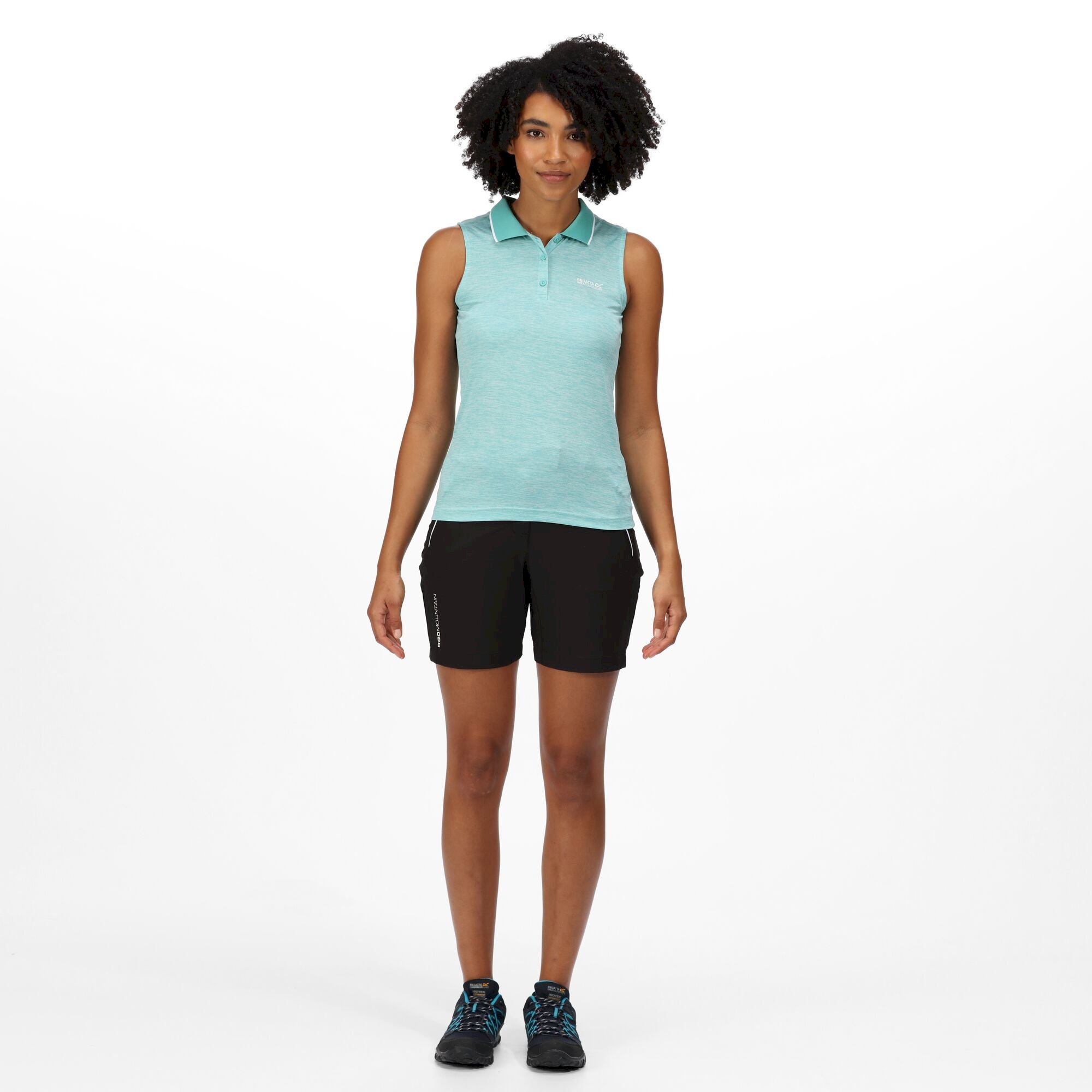 Women's Tima II Polo Vest Top | Turquoise