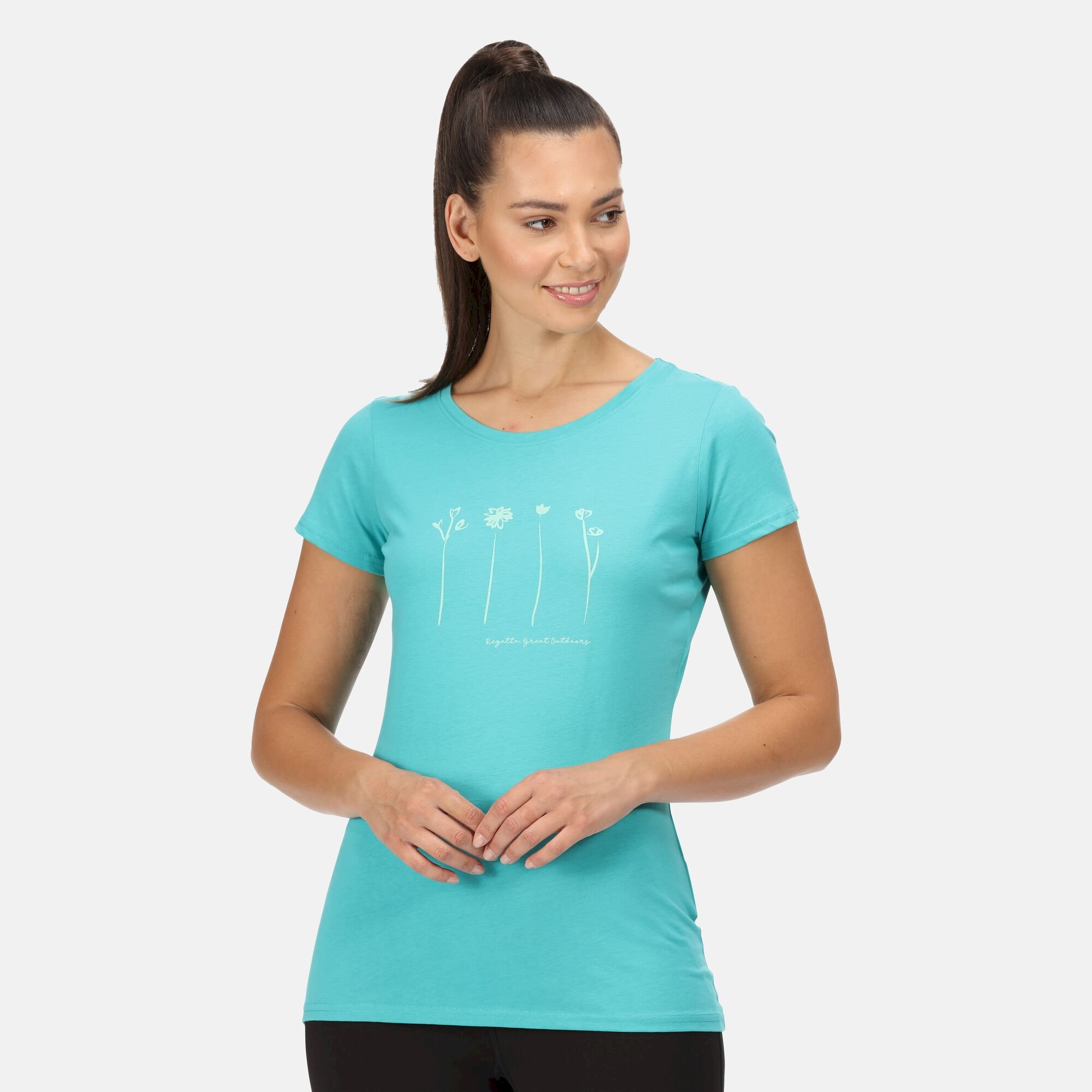 Women's Breezed II Print T-Shirt | Turquoise