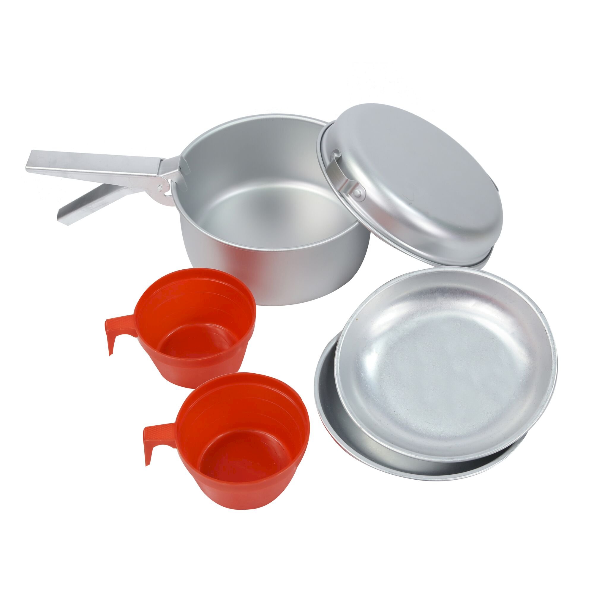 2 Person Aluminium Cookset | Silver