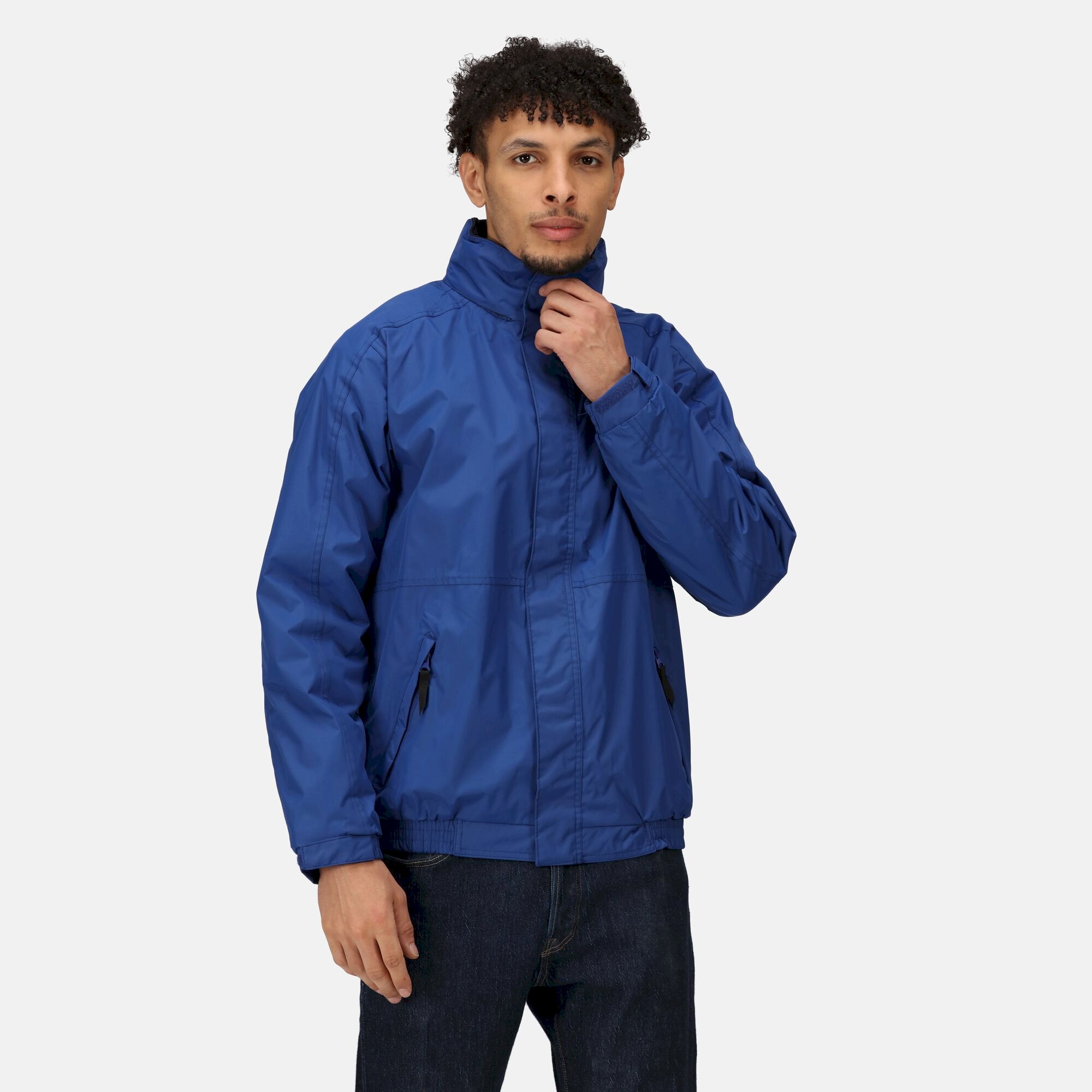 Men's Dover Fleece Lined Waterproof Insulated Bomber Jacket | New Royal