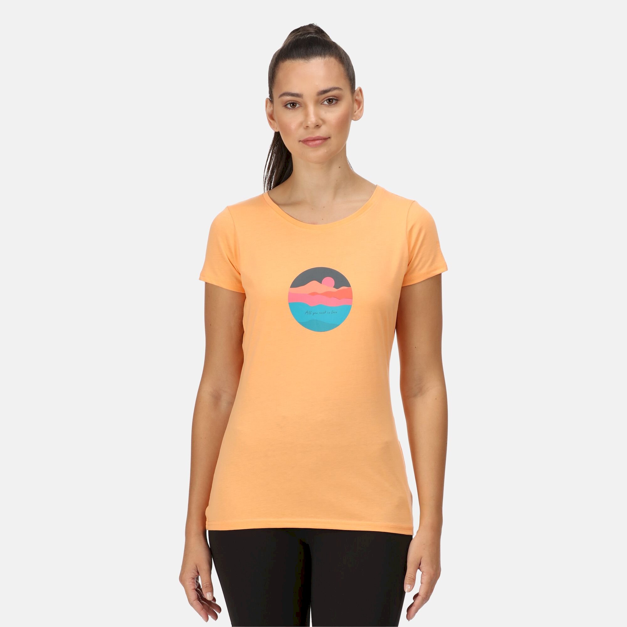 Women's Breezed II Print T-Shirt | Papaya