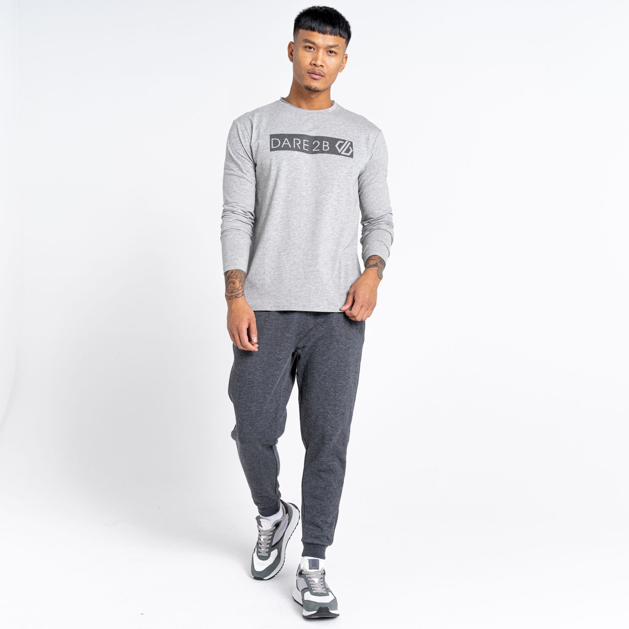 Dare 2b - Men's Upgrade II Long Sleeve T-Shirt | Ash Grey