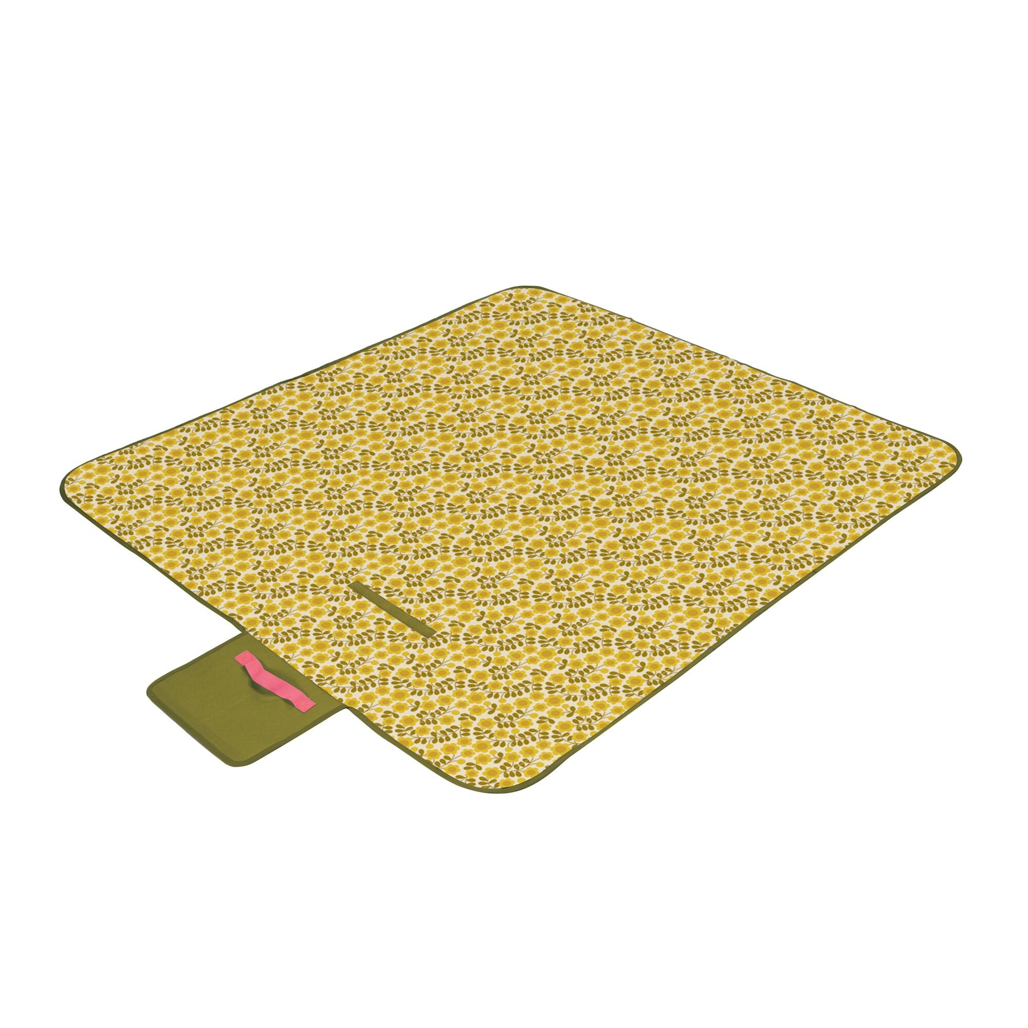 Orla Kiely Roll Away Picnic Blanket | Buttercup Floral