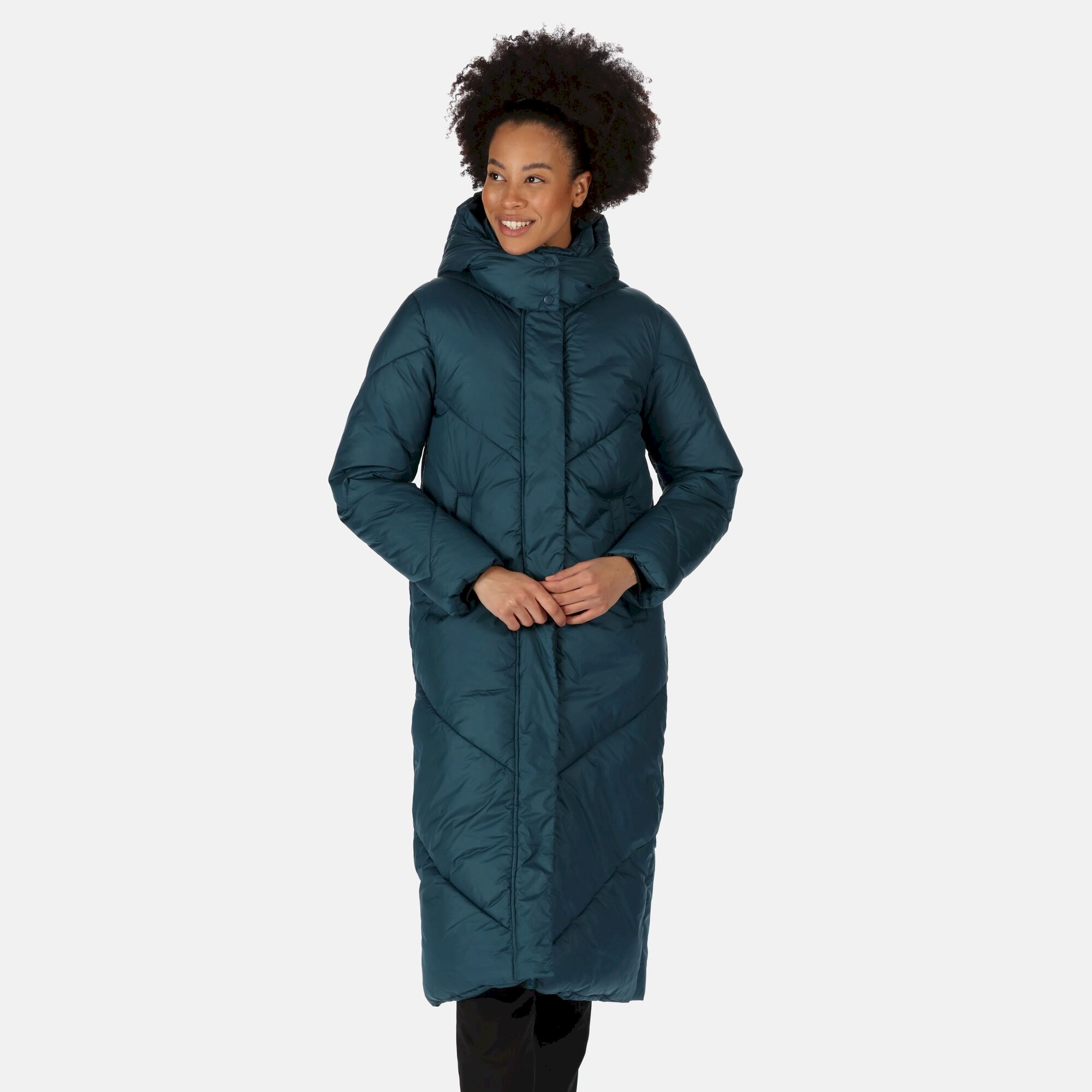 Women's Longley Longline Quilted Jacket | Reflecting Lake
