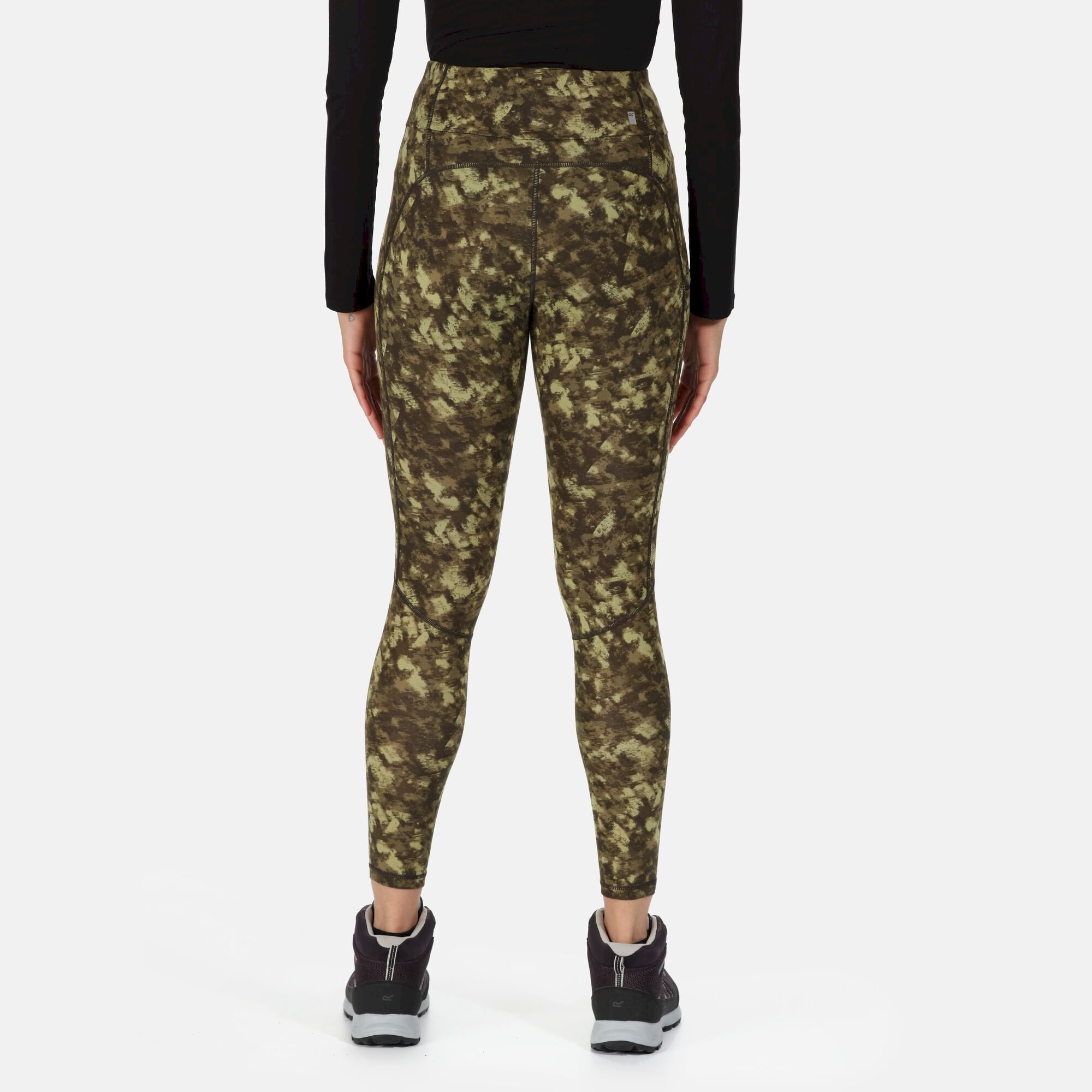 Women's Holeen II Leggings | Dark Khaki Distress Print