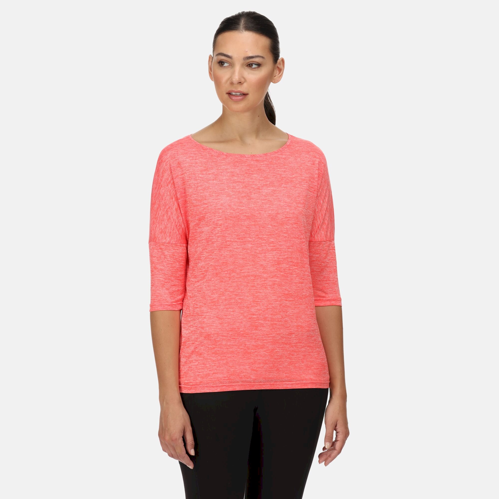Women's Pulser II 3/4 Sleeve Top | Neon Peach