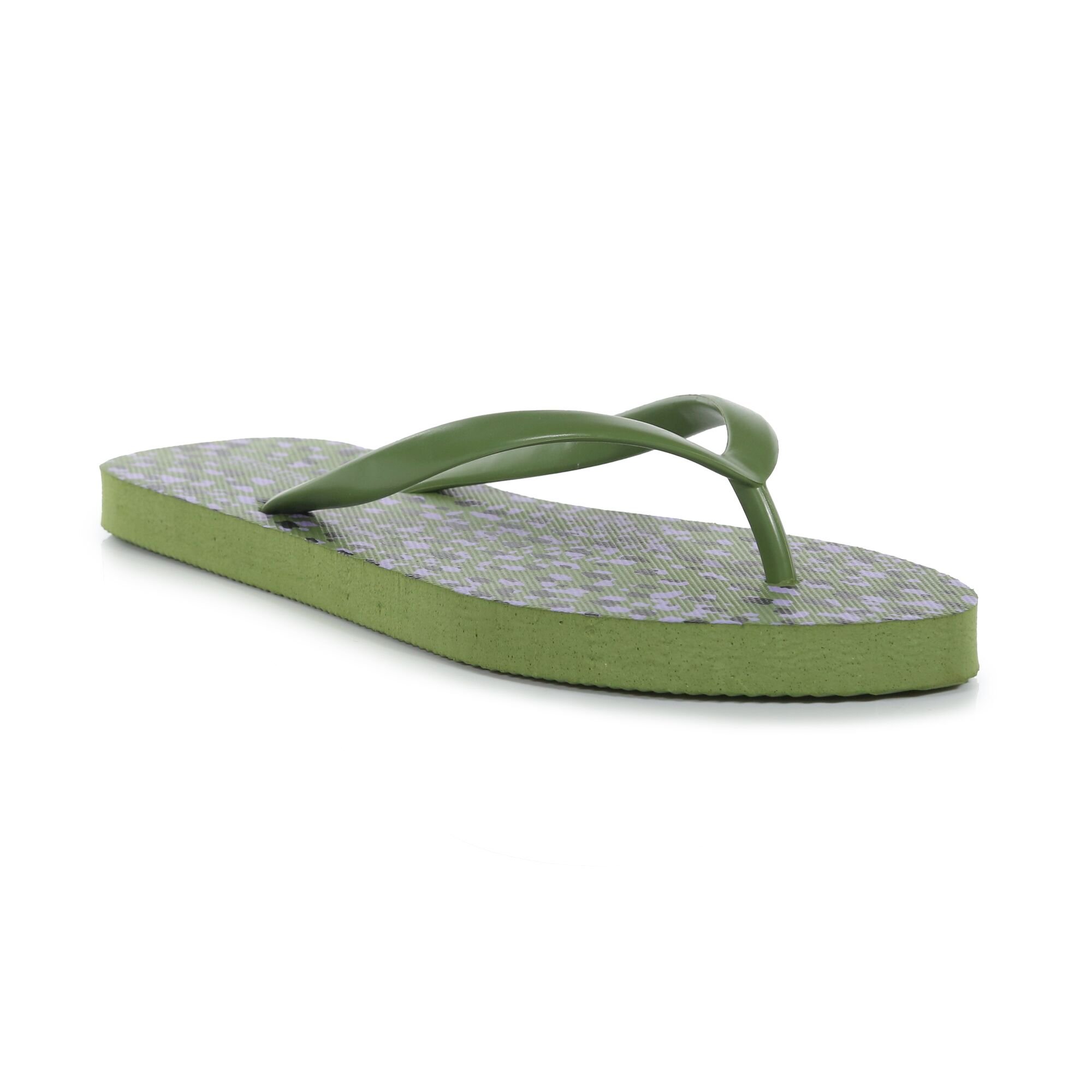 Women's Bali Flip Flops | Green Fileds Abstract