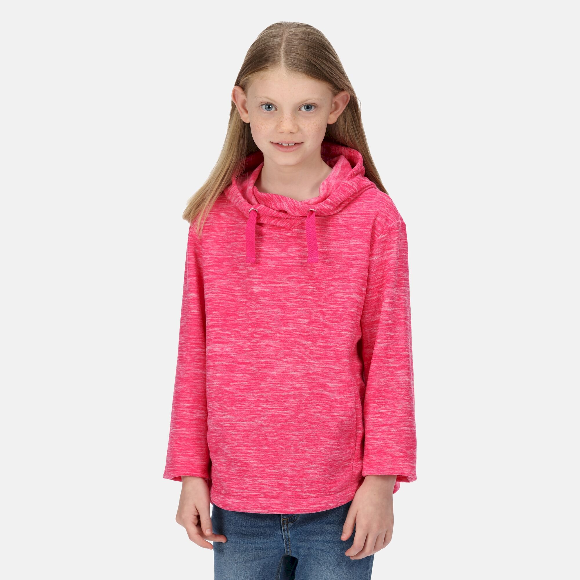 Kids' Kalina Hooded Fleece | Pink Fusion Marl