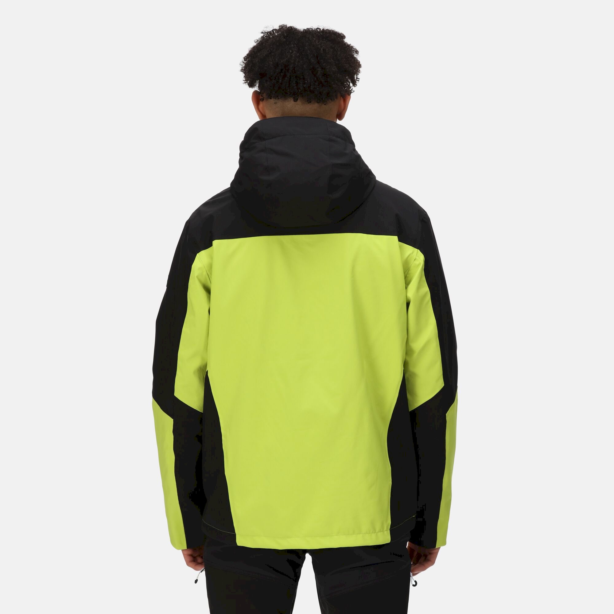 Men's Wentwood VII Waterproof Jacket | Black Bright Kiwi