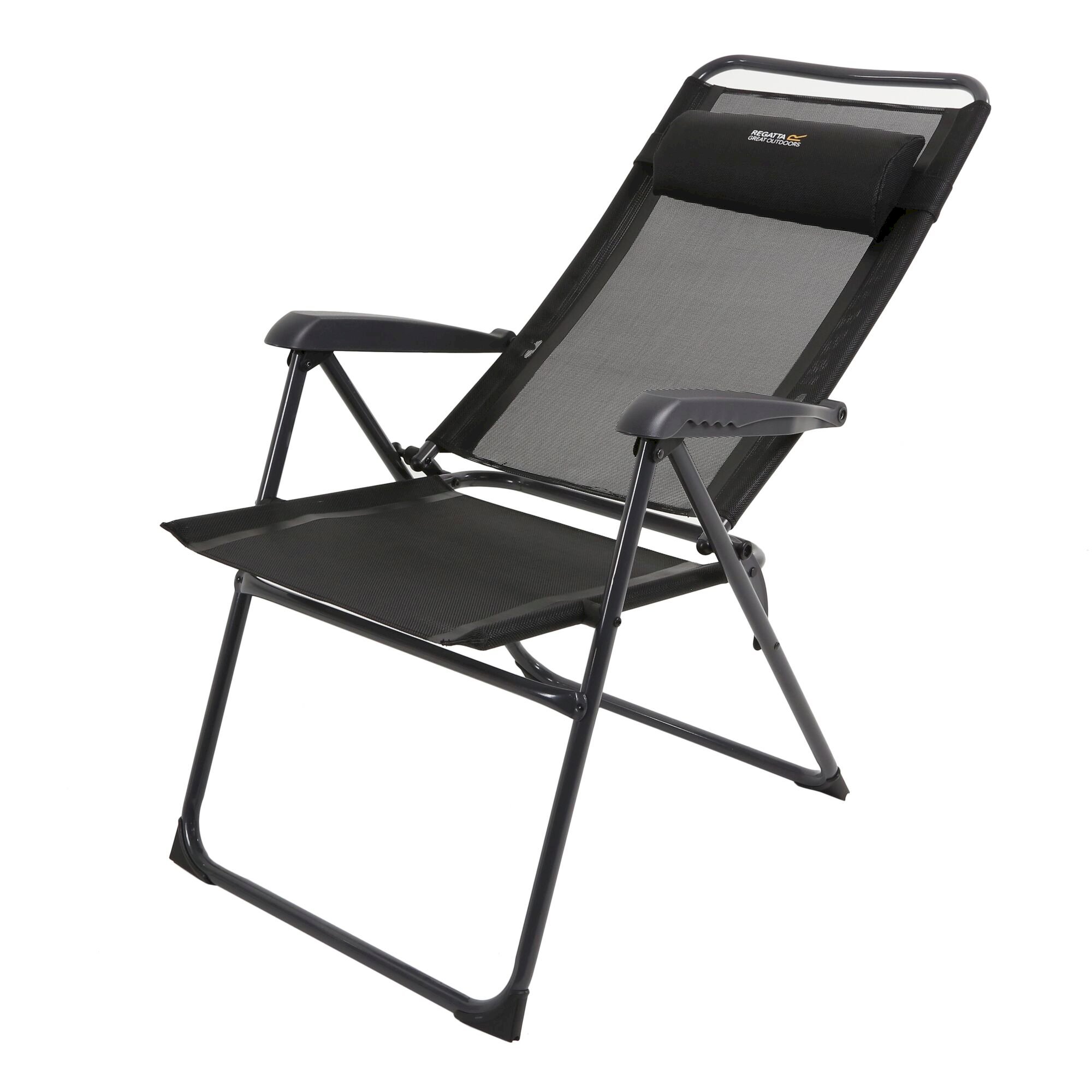 Colico Hard Armed Reclining Lounge Chair | Black