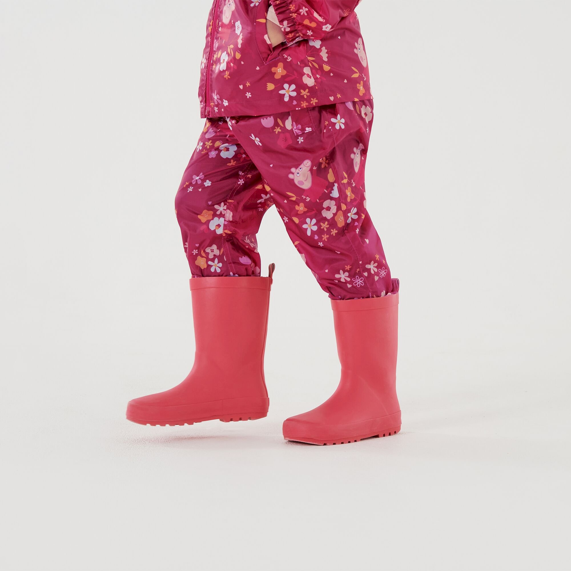 Peppa Pig Waterproof Pack-It Overtrousers | Berry Pink