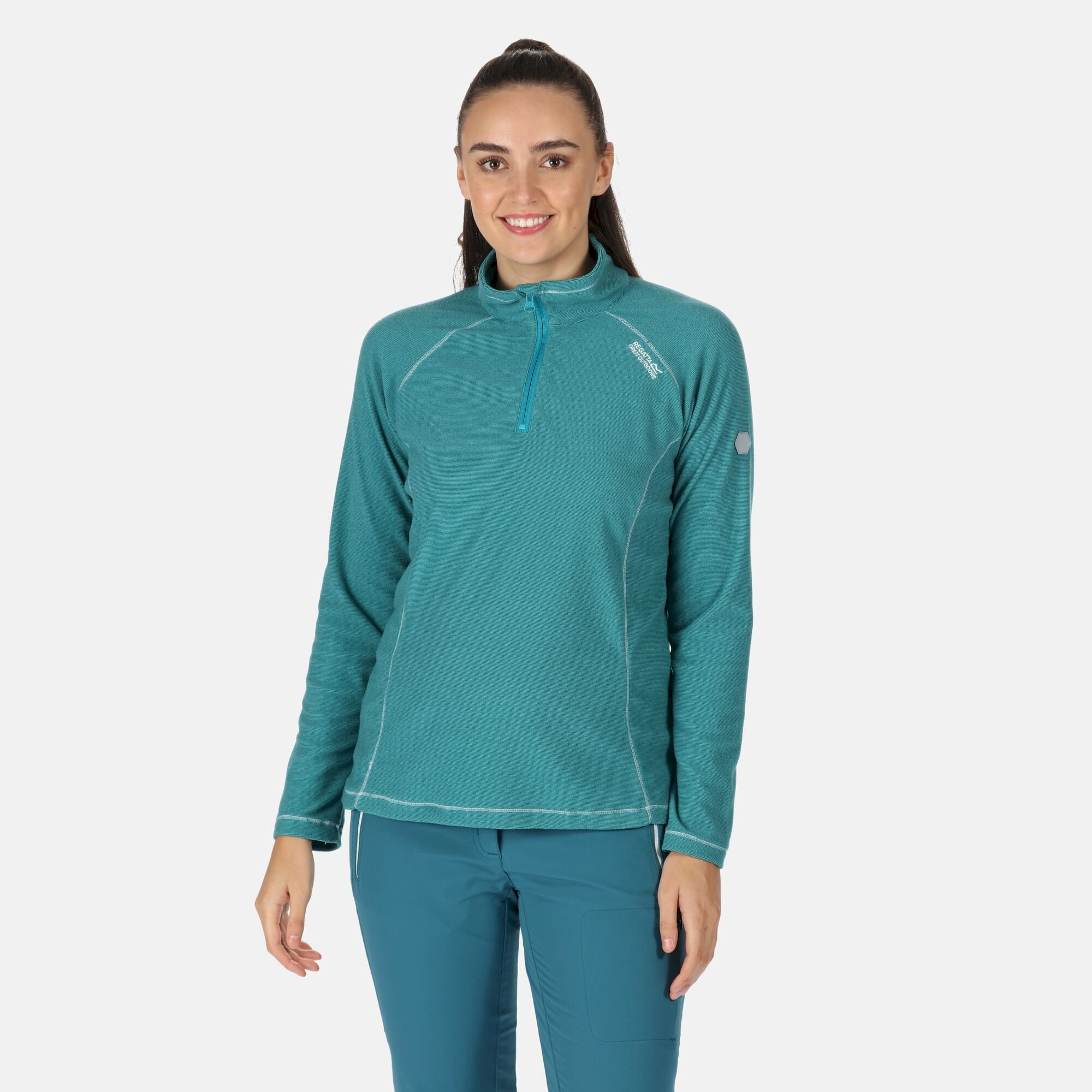 Women's Montes Lightweight Half-Zip Fleece | Pagoda Blue