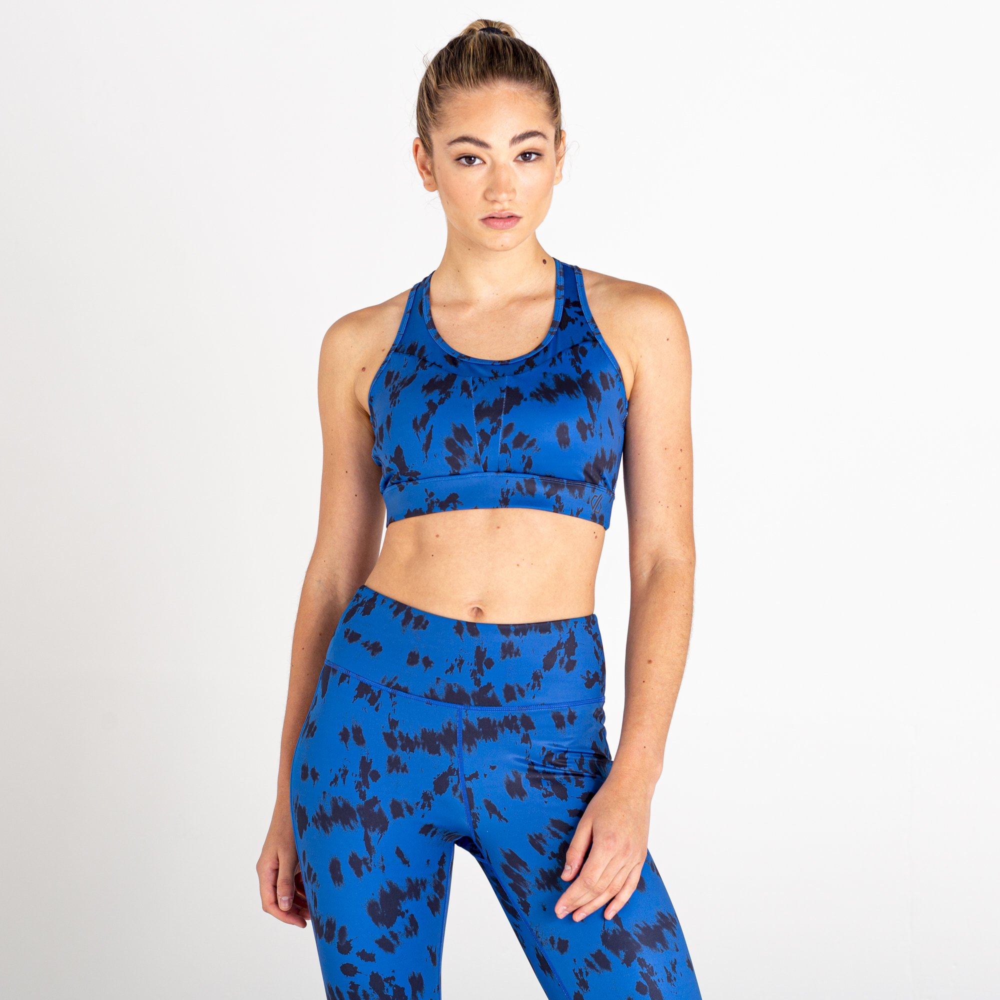 Dare 2b - Women's Mantra Recycled Sports Bra | Space Blue Tie Dye