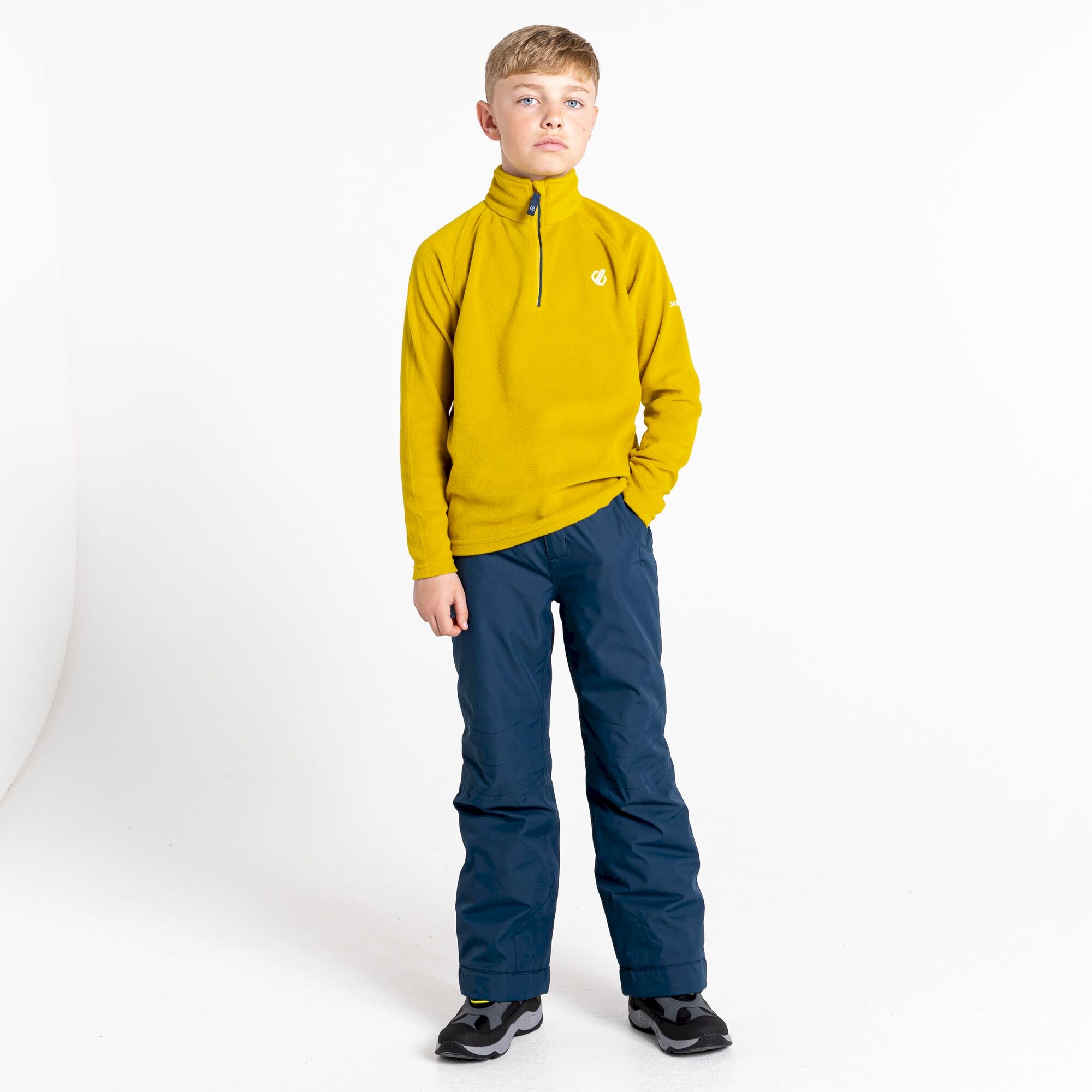 Dare 2b - Kids' Freehand Half Zip Lightweight Fleece | Moss Yellow